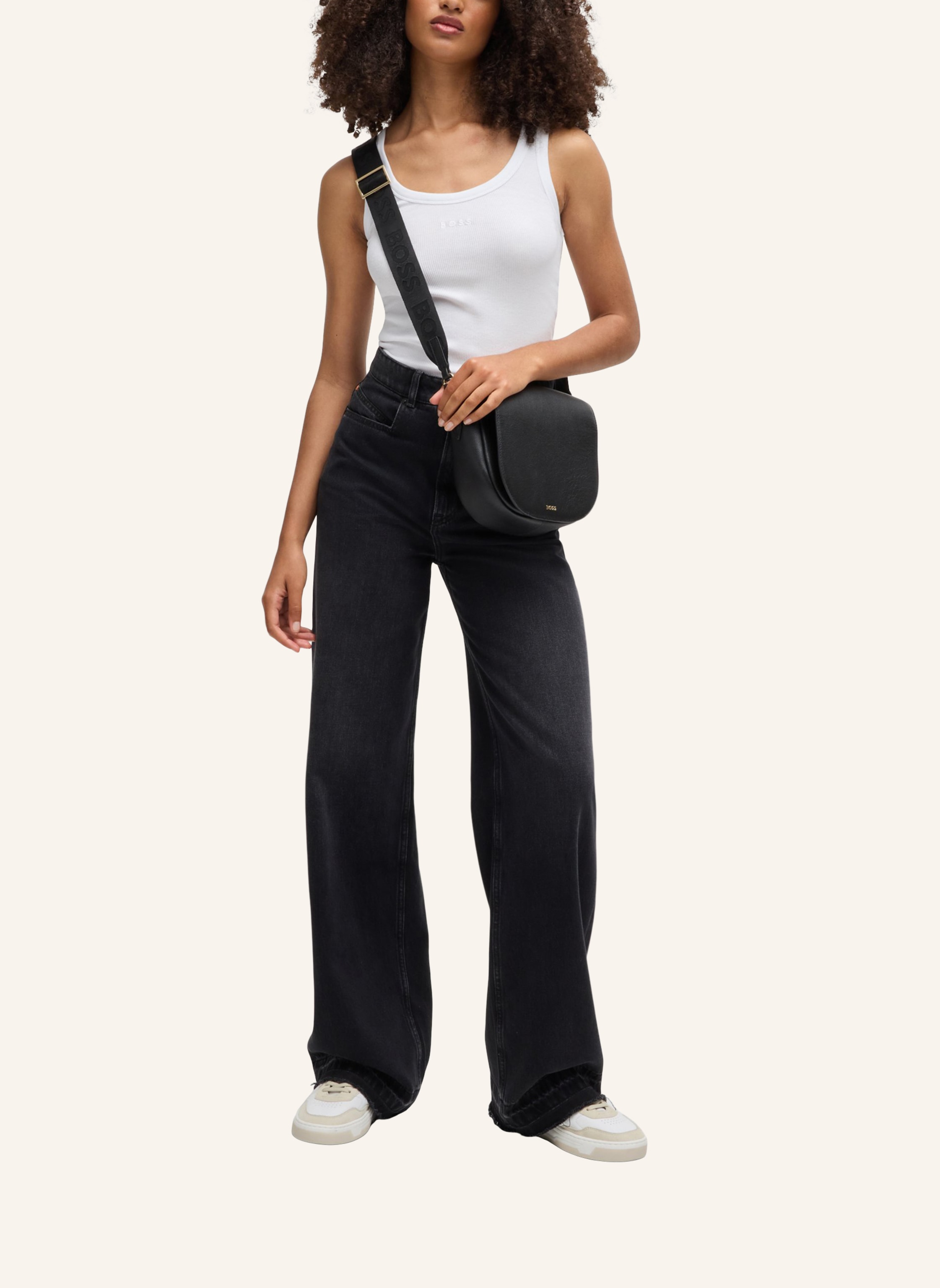 Thumbnail - Boss Casual Top C_Ematite Slim Fit weiss
