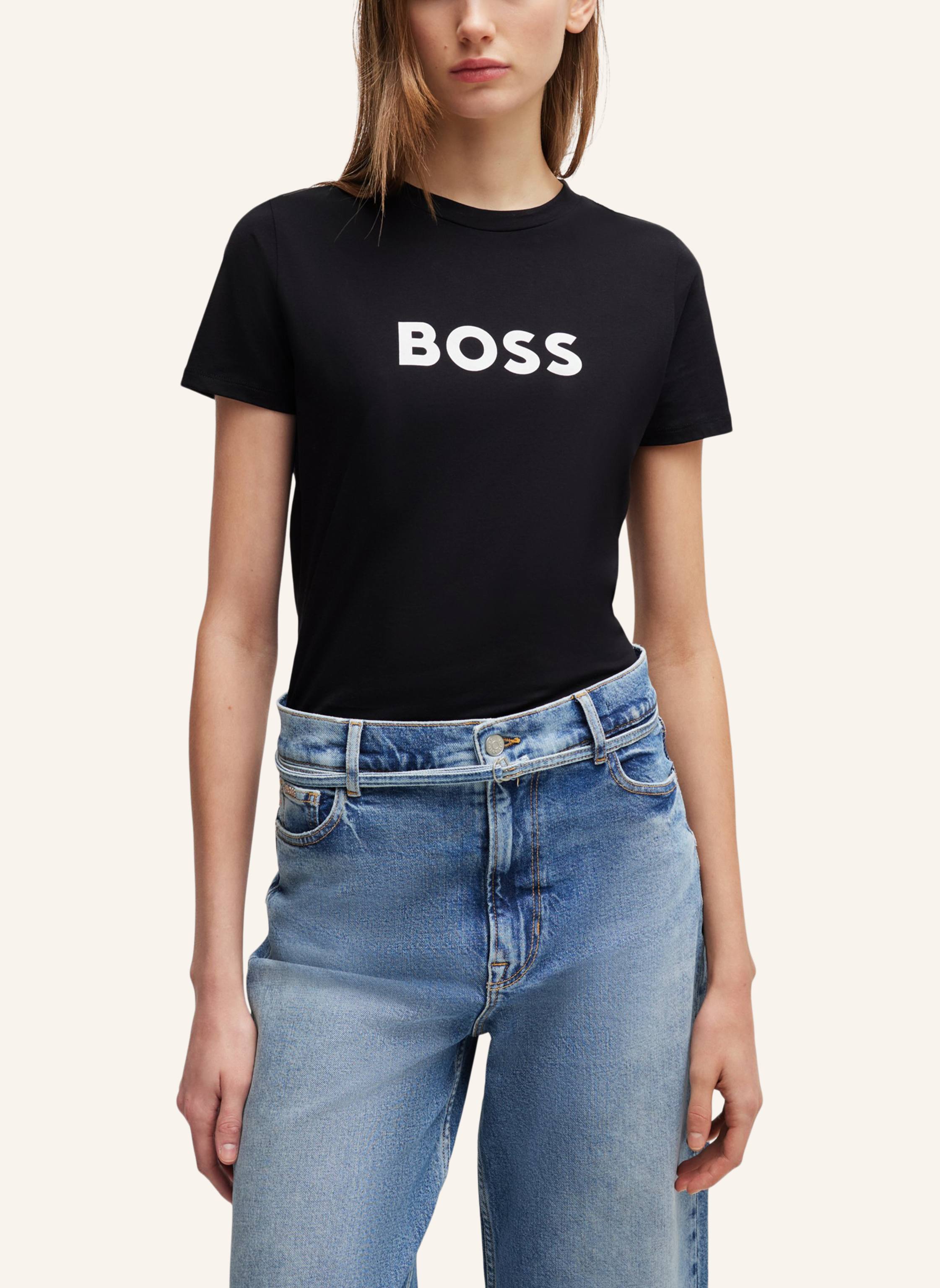 Thumbnail - Boss T-Shirt C_Elogo_5 Regular Fit schwarz