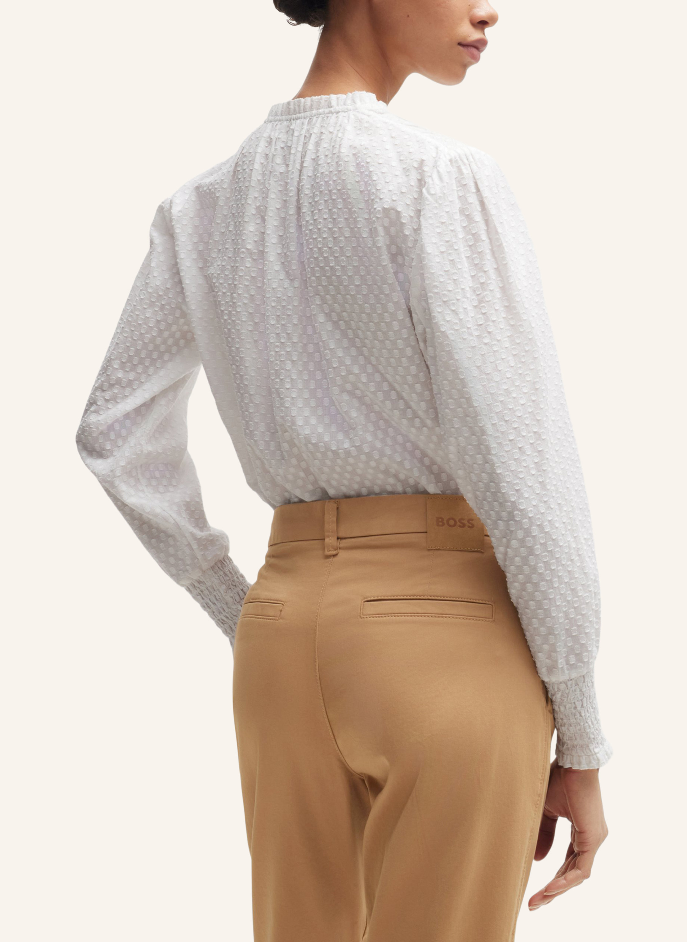 Thumbnail - Boss Business Hose C_Tachini2-D Regular Fit beige