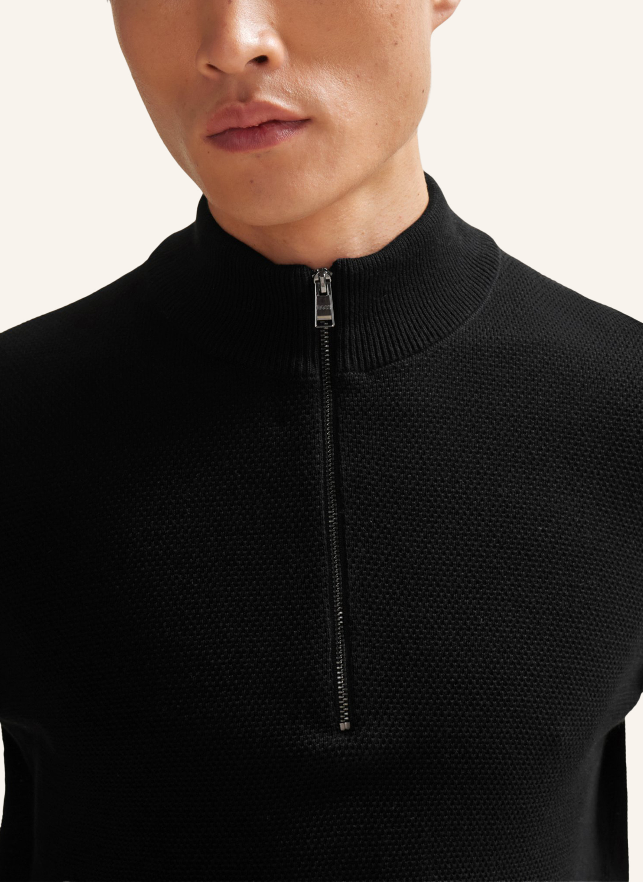 Thumbnail - Boss Pullover Ebrando-P Regular Fit schwarz