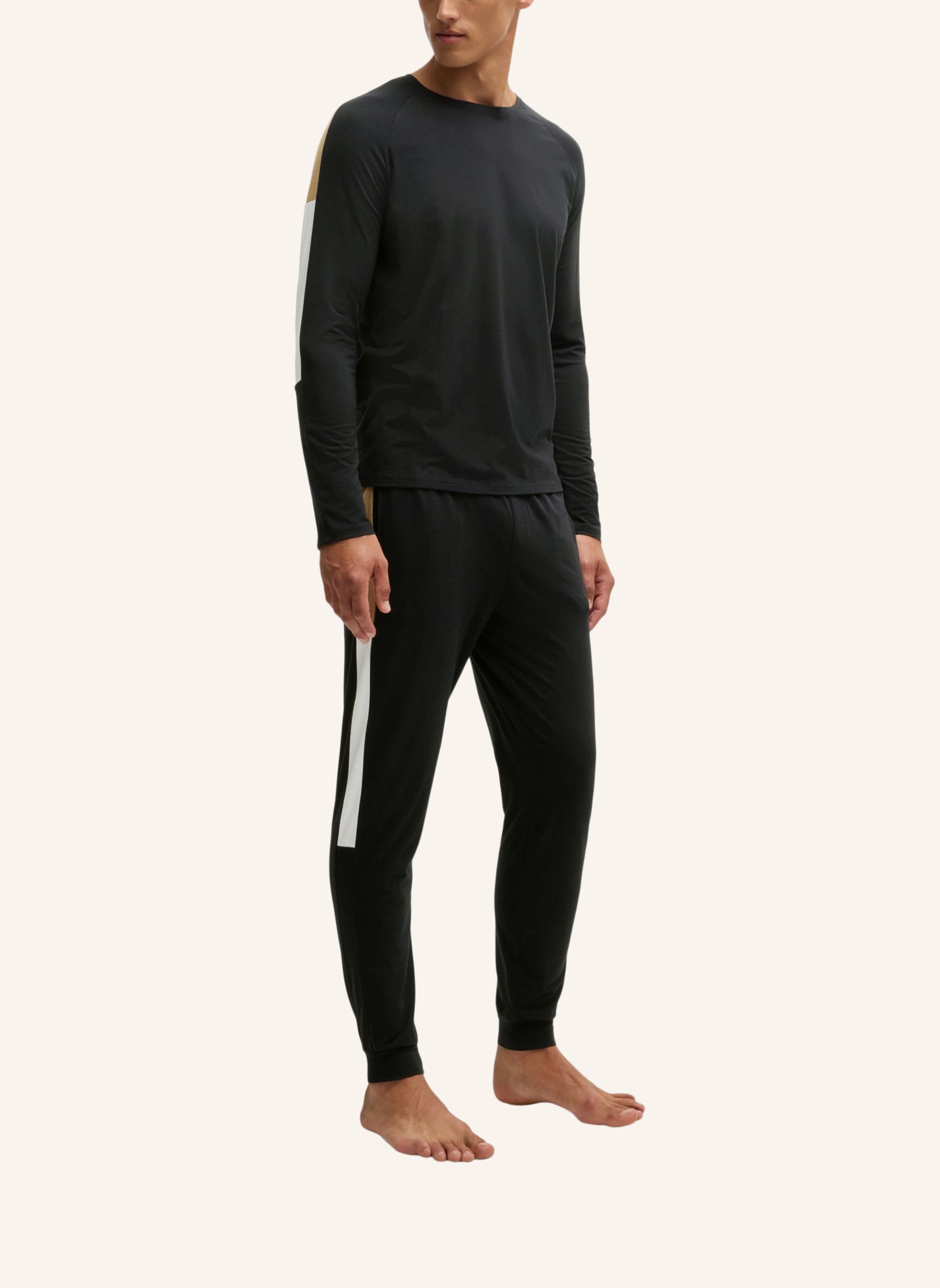 Thumbnail - Boss Pyjama-Set Balance Long Set Regular Fit schwarz