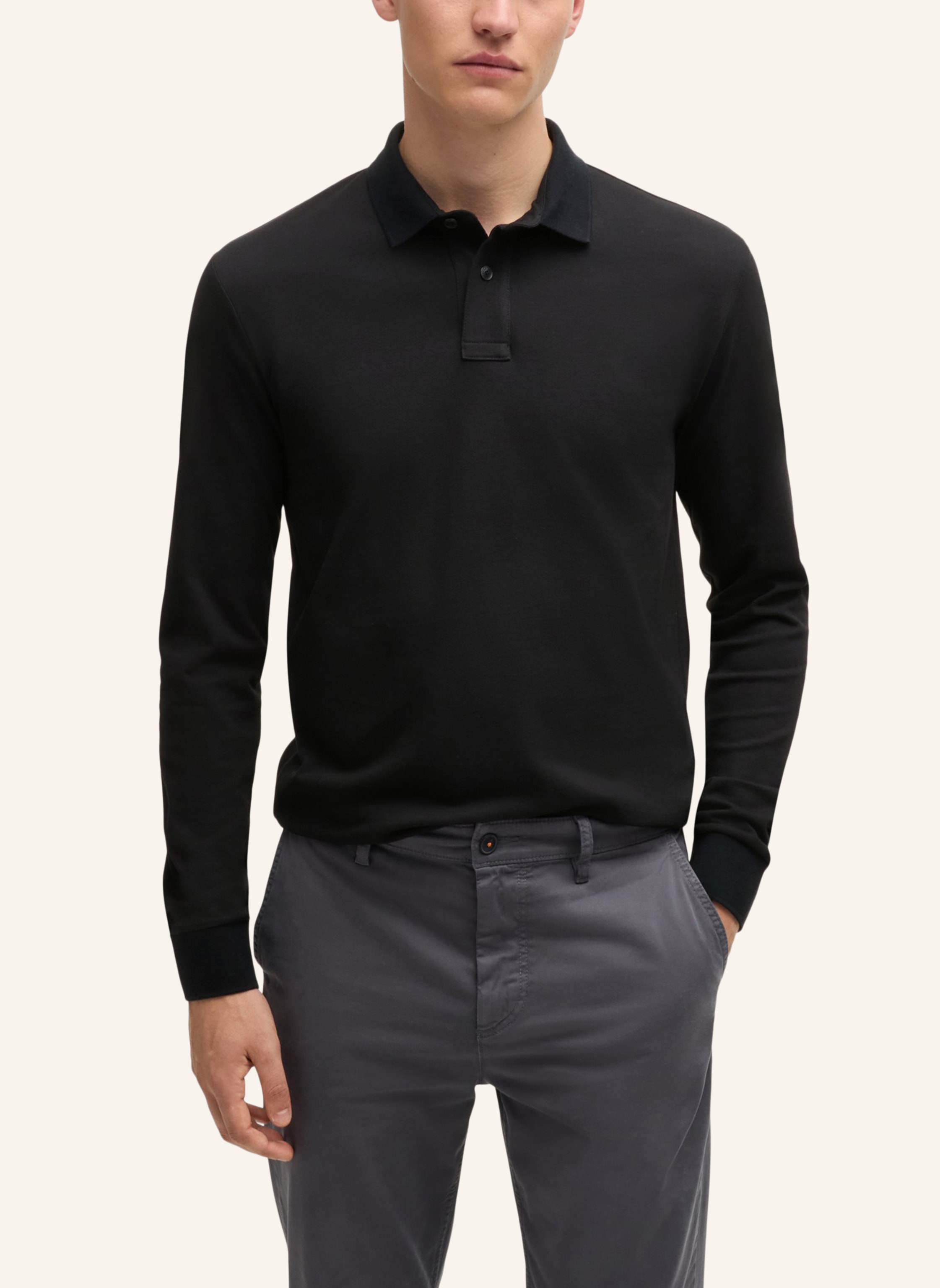 Thumbnail - Boss Piqué-Poloshirt Passerby Slim Fit schwarz