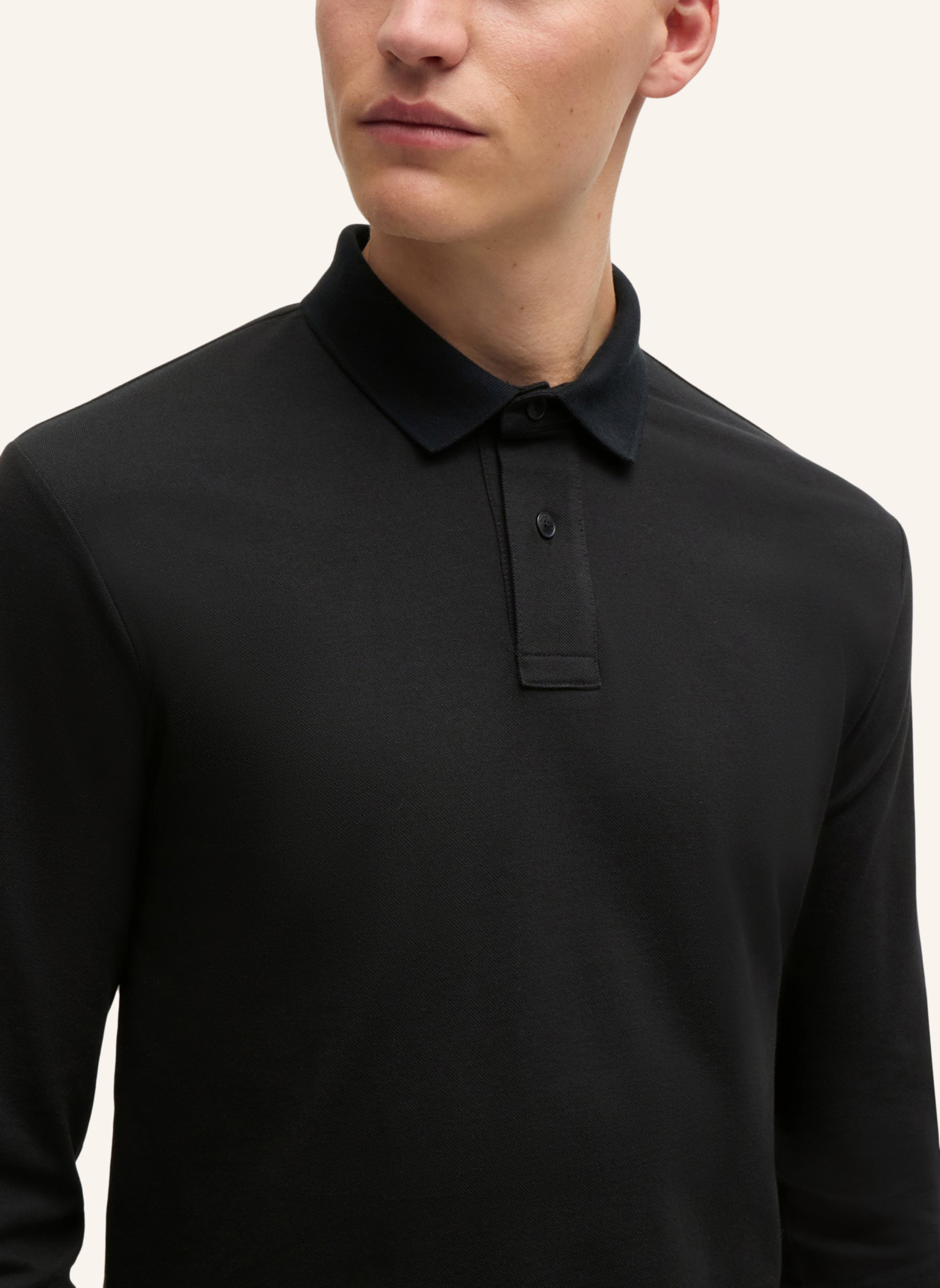 Thumbnail - Boss Piqué-Poloshirt Passerby Slim Fit schwarz
