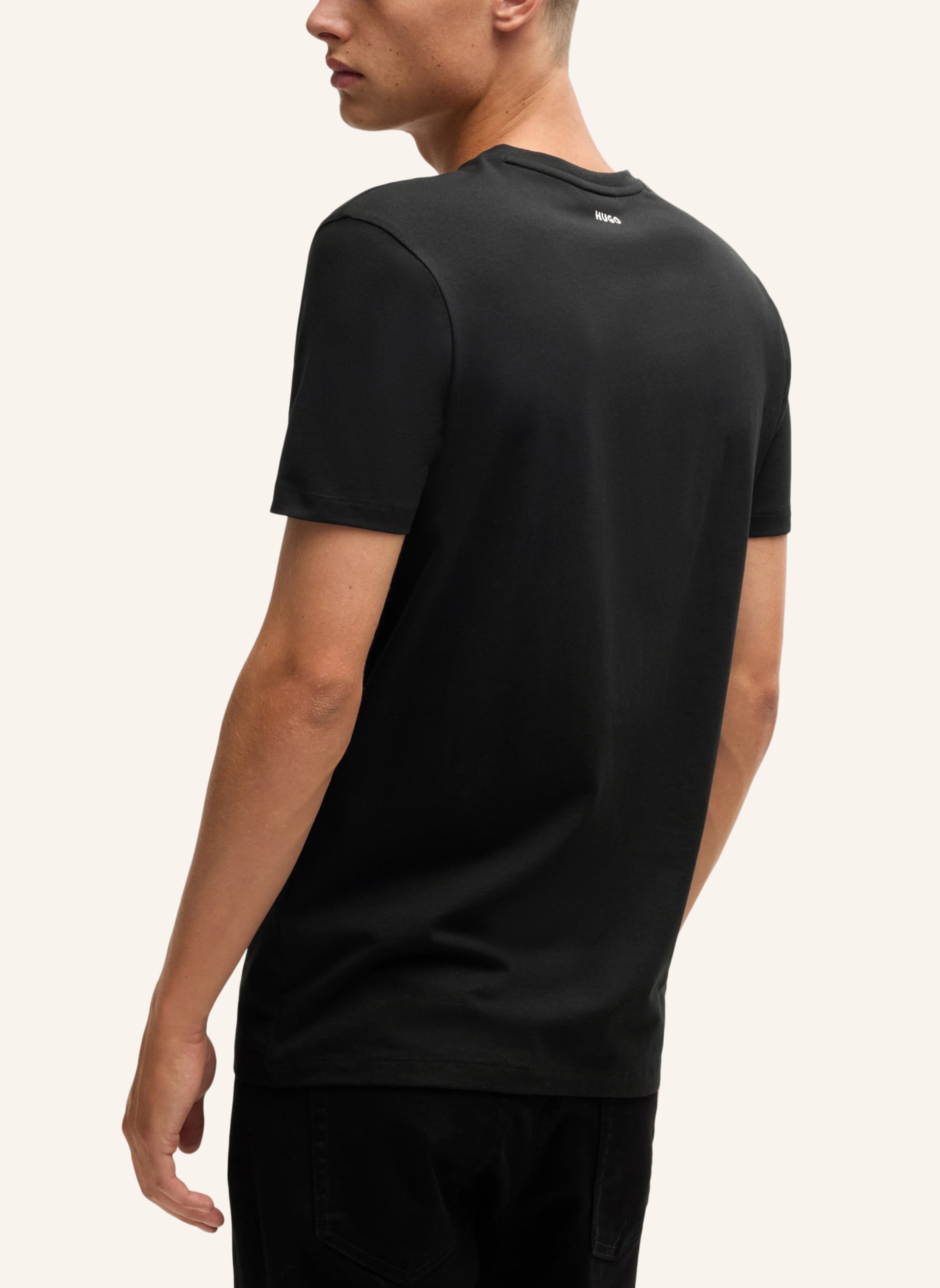 Thumbnail - Hugo T-Shirt Hugo-V Slim Fit schwarz