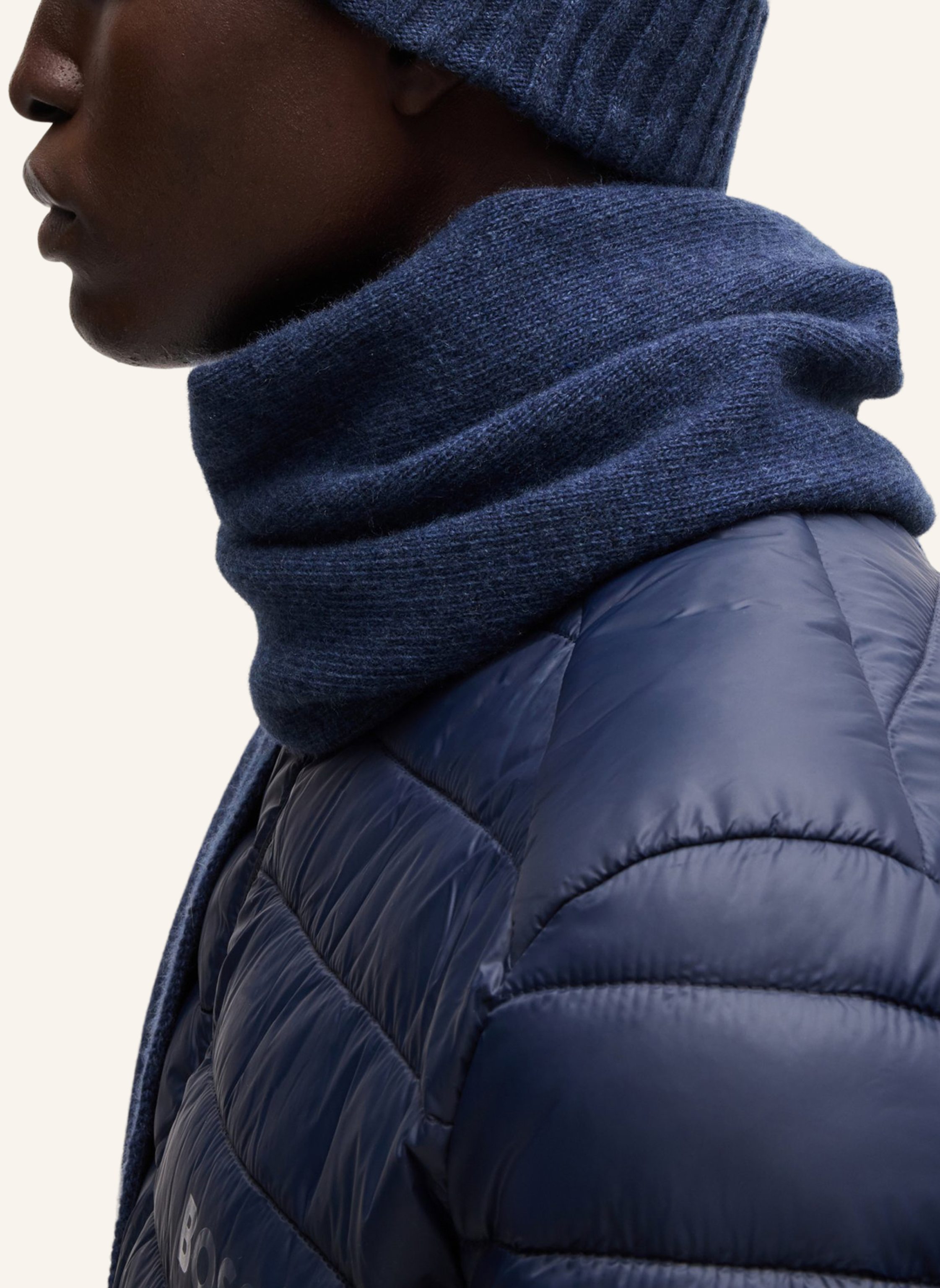 Thumbnail - Boss Strickschal Baci_Set blau