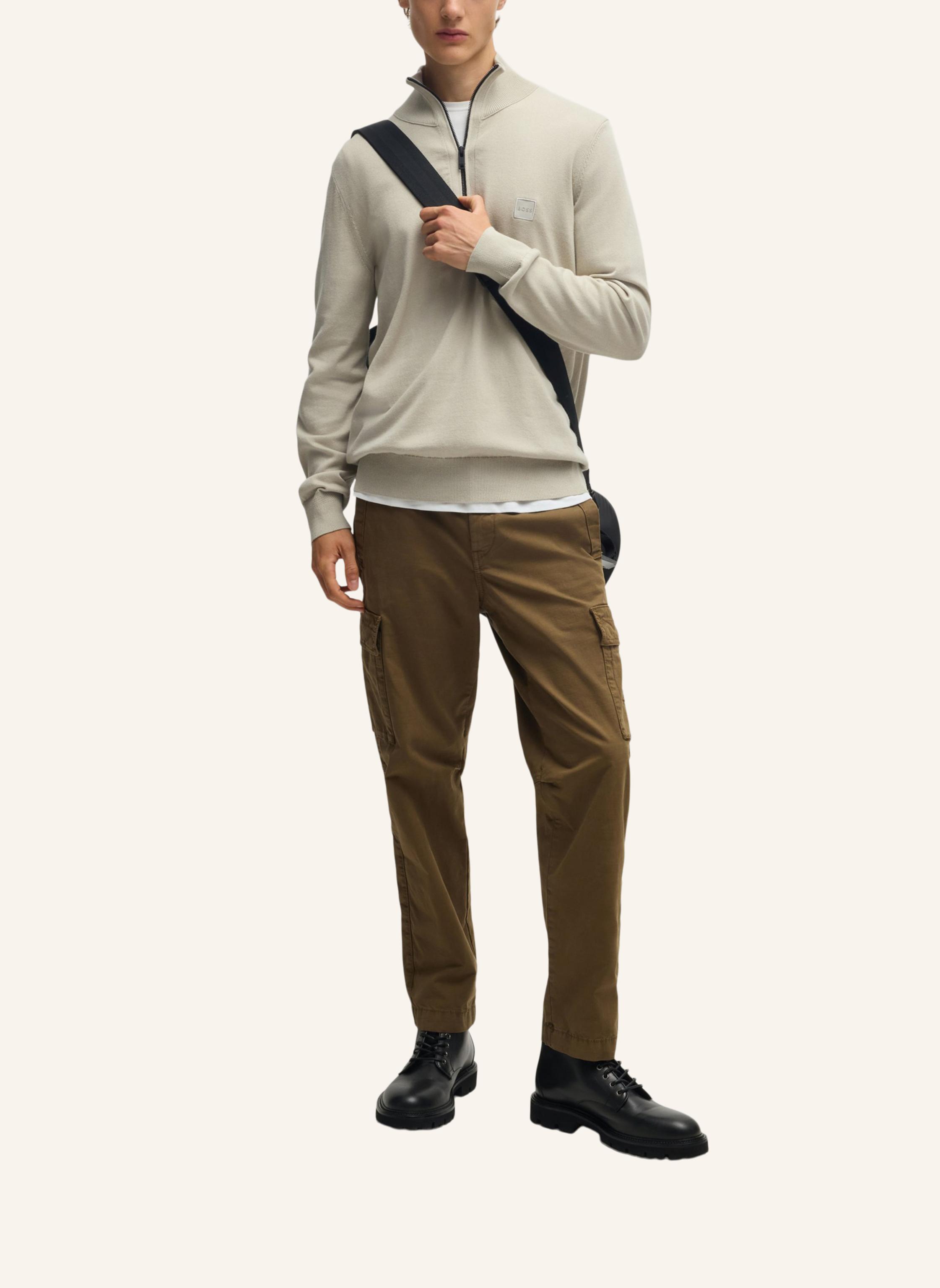 Thumbnail - Boss Pullover Kanobix_S Regular Fit beige