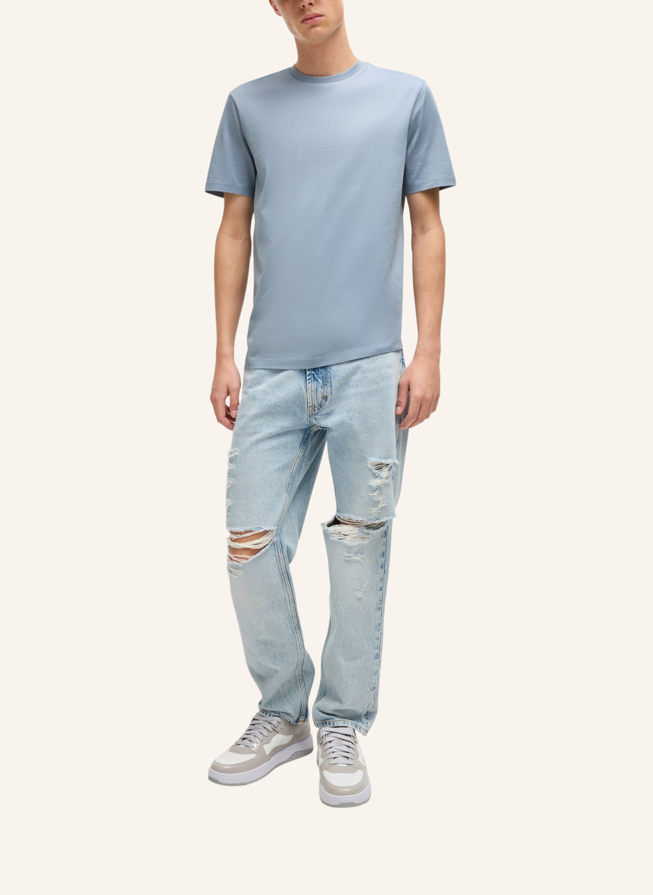Thumbnail - Hugo T-Shirt Dimerstee Slim Fit blau