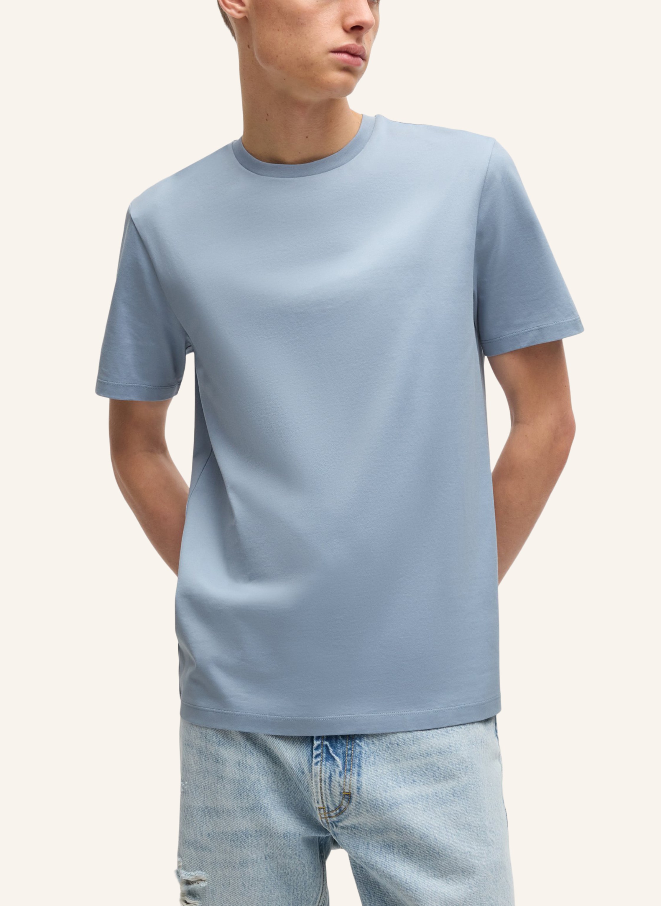 Thumbnail - Hugo T-Shirt Dimerstee Slim Fit blau