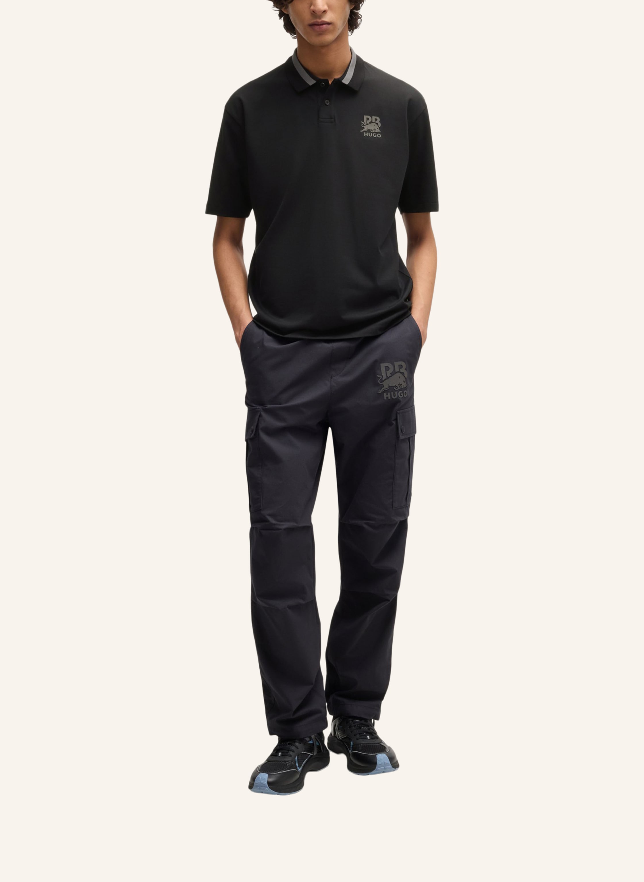 Thumbnail - Hugo Poloshirt Dodac_Rb Relaxed Fit schwarz