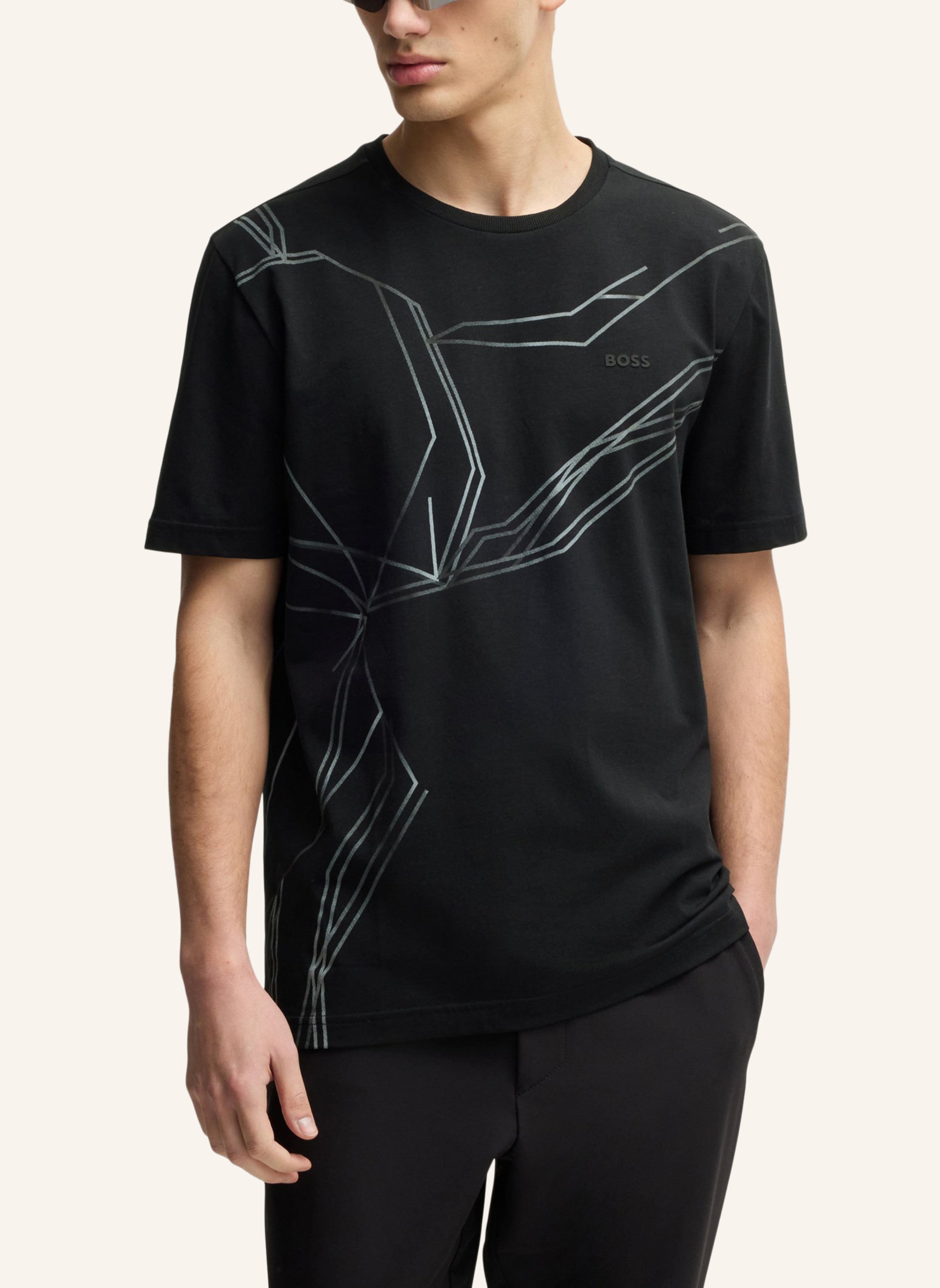 Thumbnail - Boss T-Shirt Tee Beetle Regular Fit schwarz