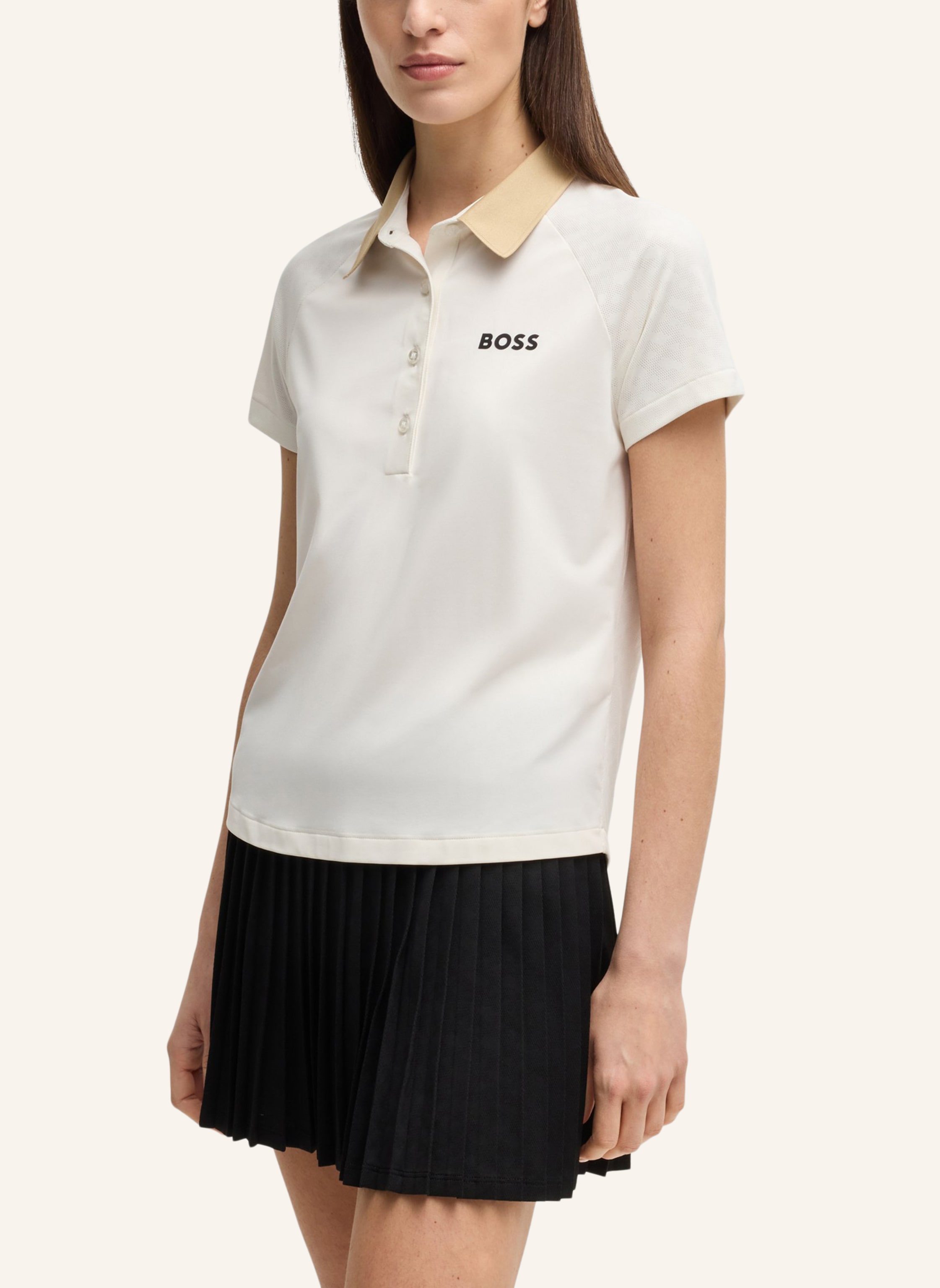Thumbnail - Boss T-Shirt Ellici Regular Fit beige