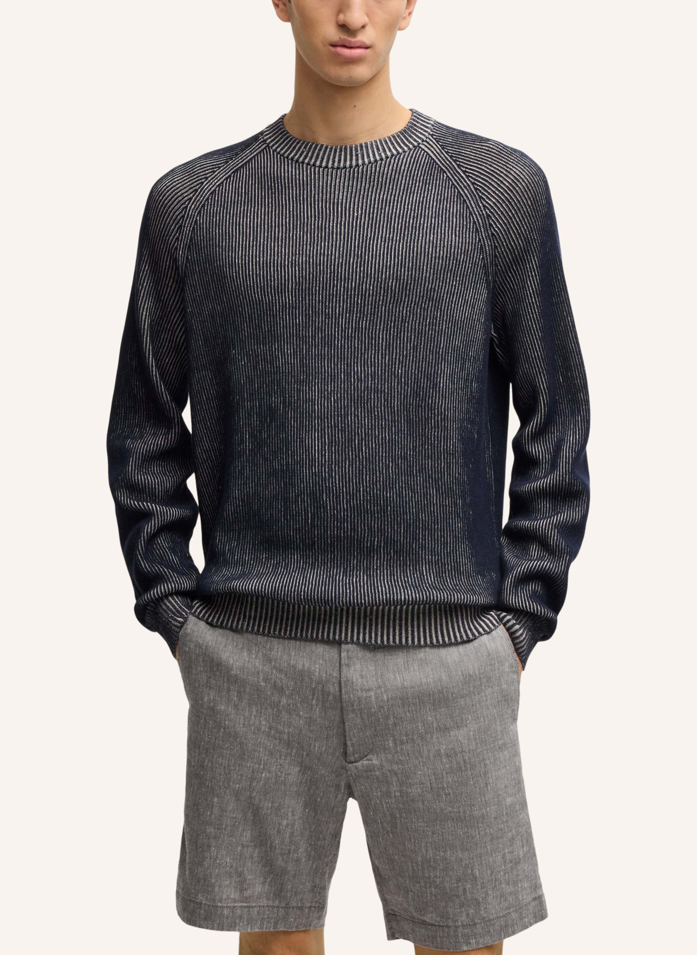 Thumbnail - Boss Pullover H-Jilberto Regular Fit blau