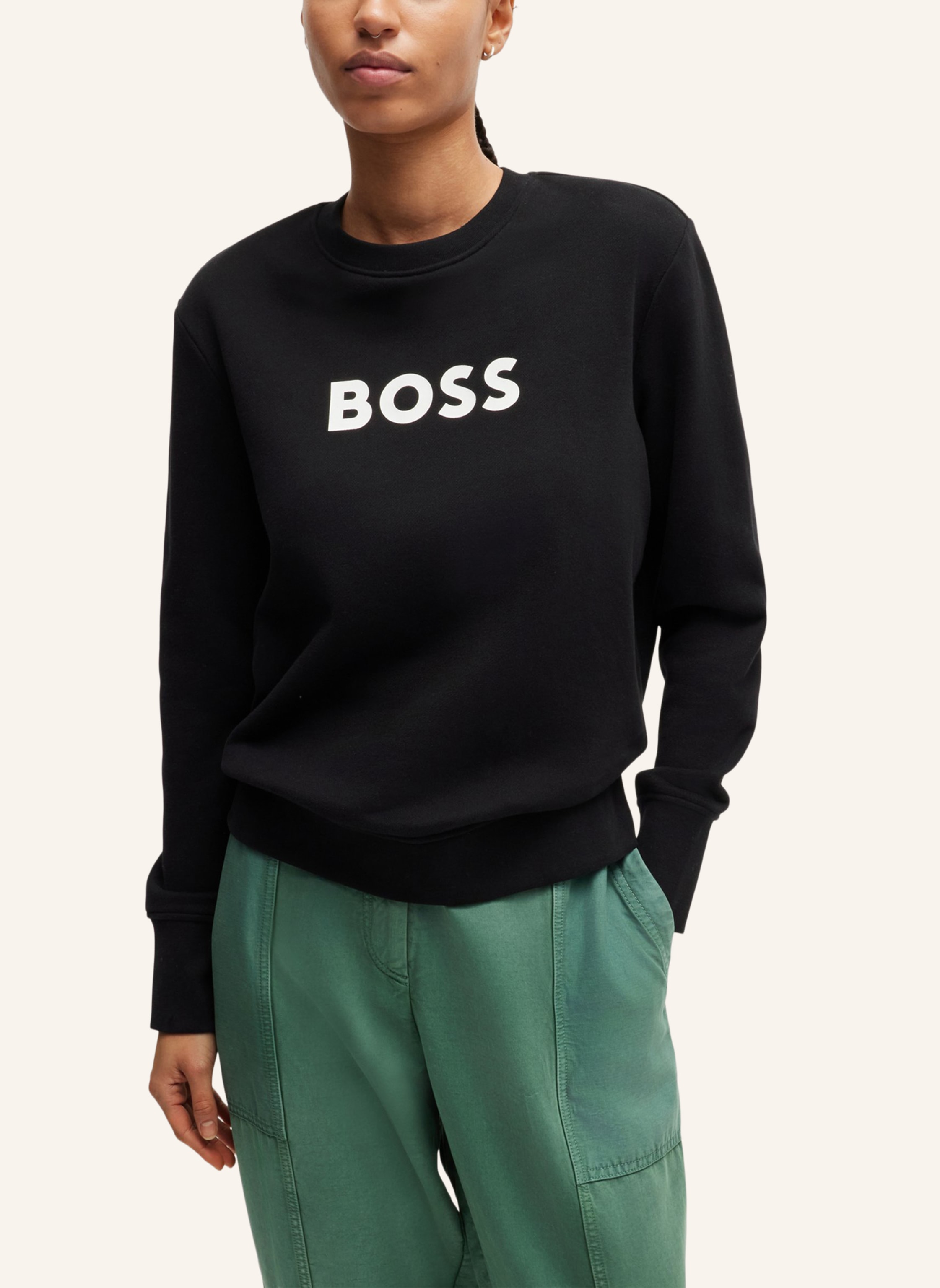 Thumbnail - Boss Sweatshirt C_Elaboss_6 Regular Fit schwarz