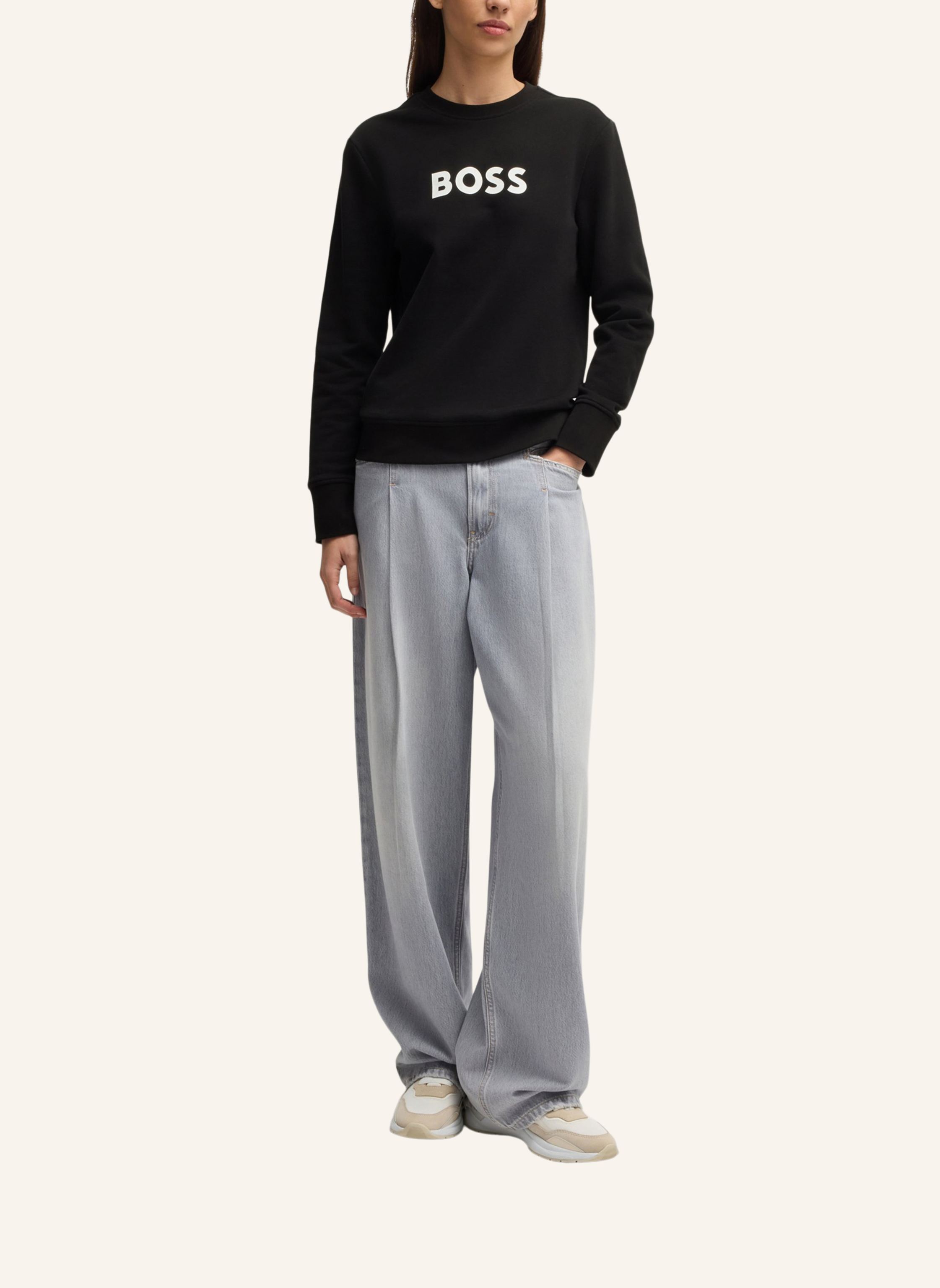 Thumbnail - Boss Sweatshirt C_Elaboss_6 Regular Fit schwarz
