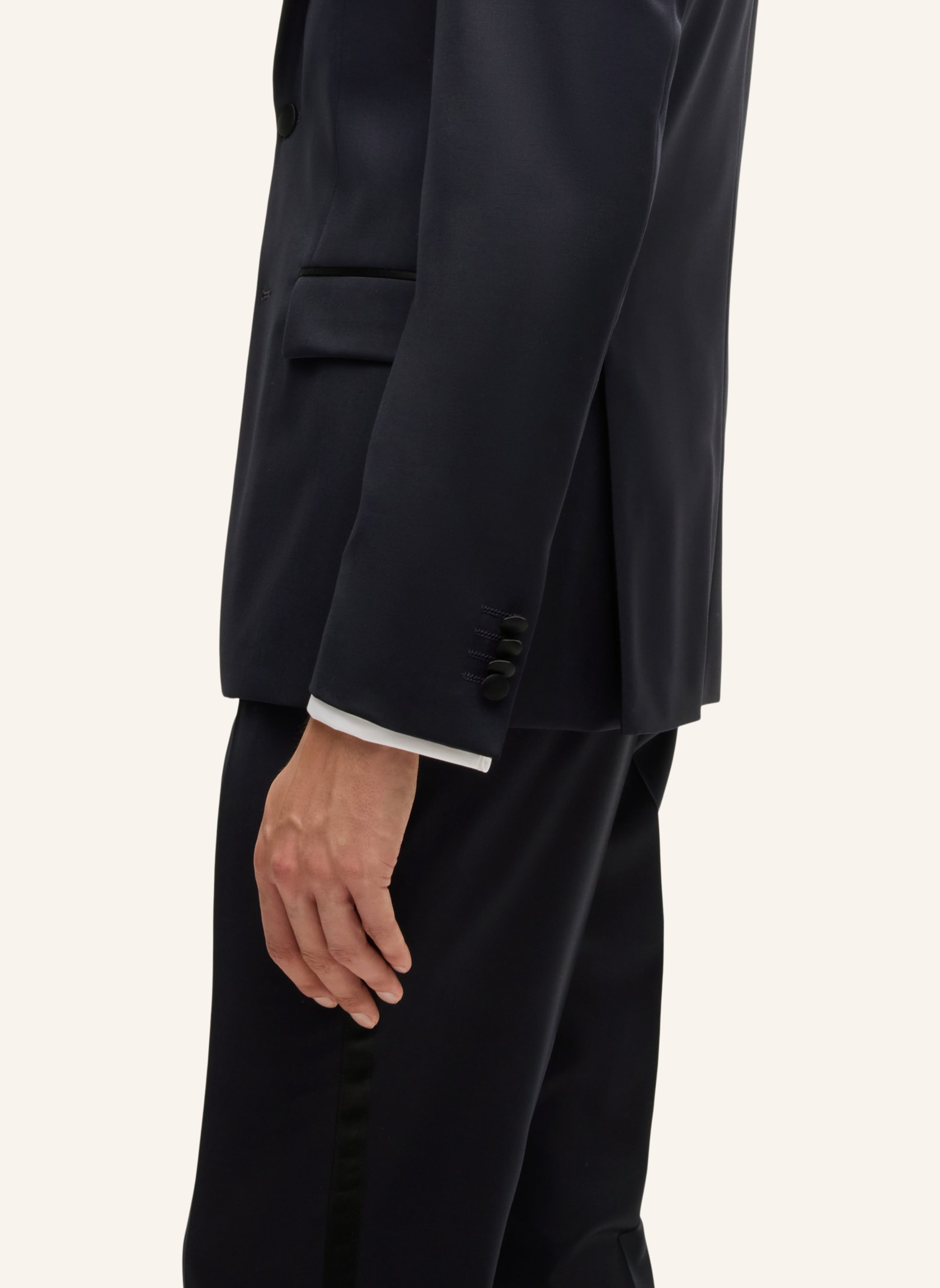 Thumbnail - Boss Smoking-Sakko Huge Slim Fit blau
