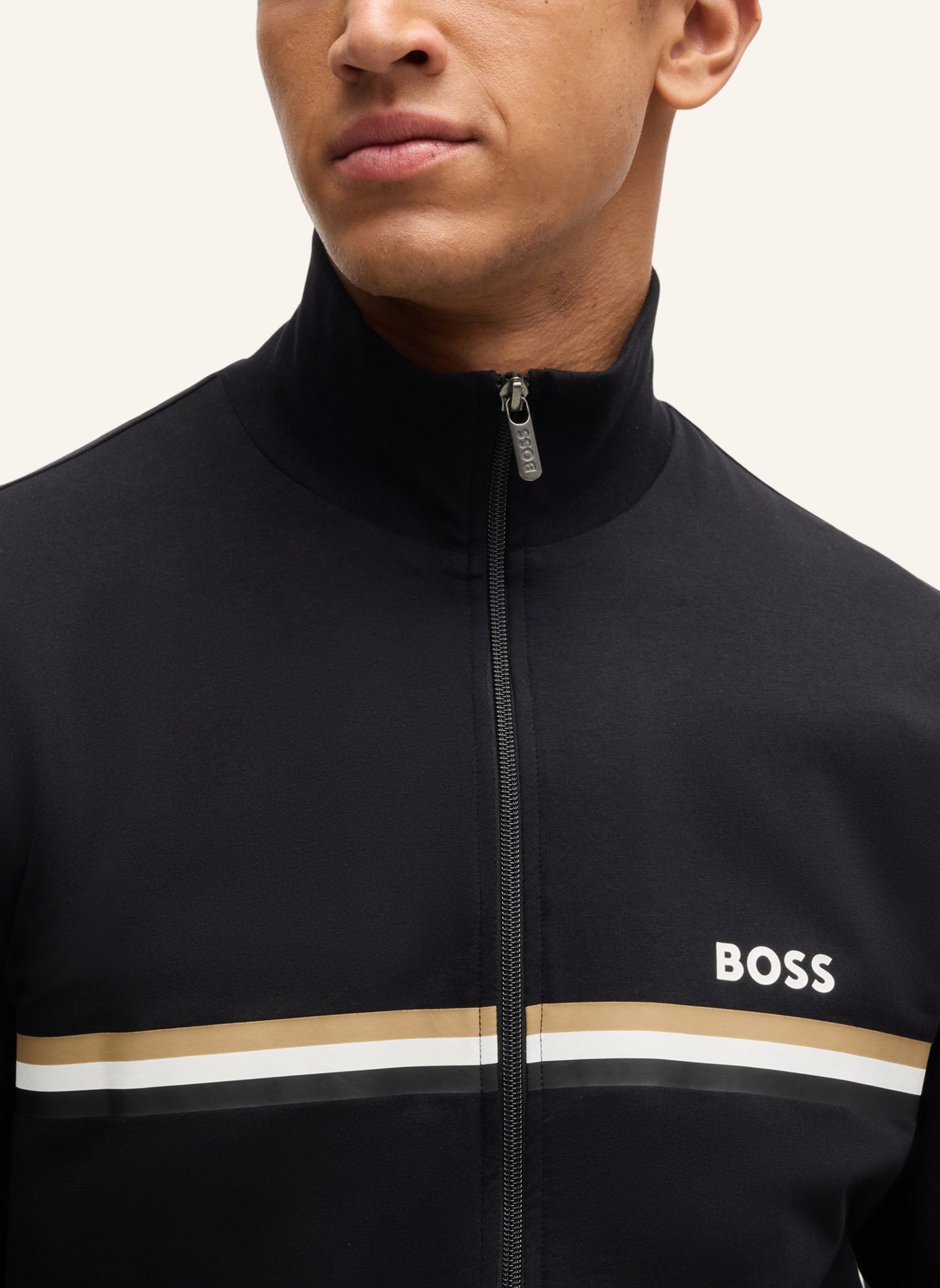 Thumbnail - Boss Pyjama-Set Long Set 1 Regular Fit schwarz