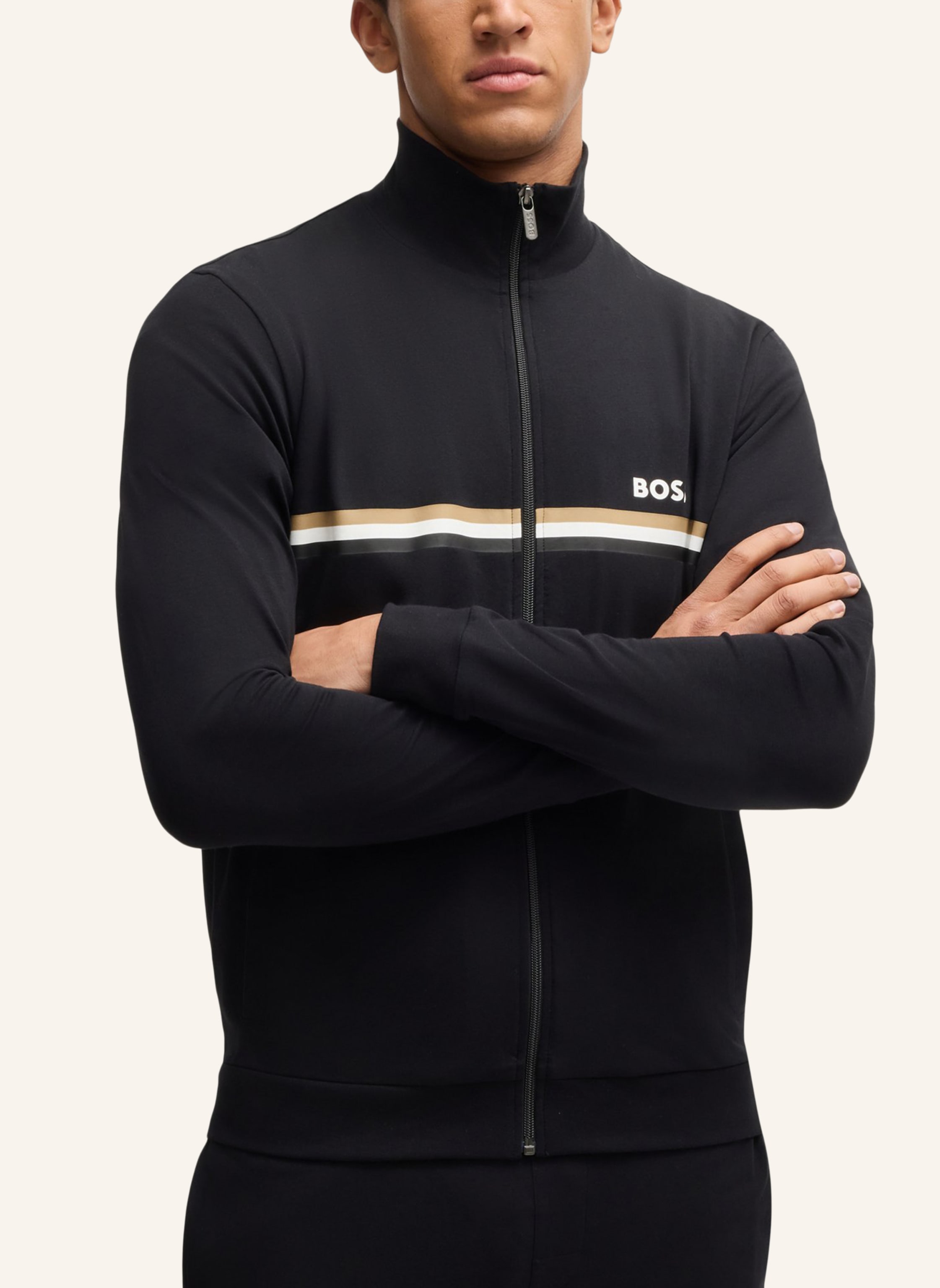 Thumbnail - Boss Pyjama-Set Long Set 1 Regular Fit schwarz