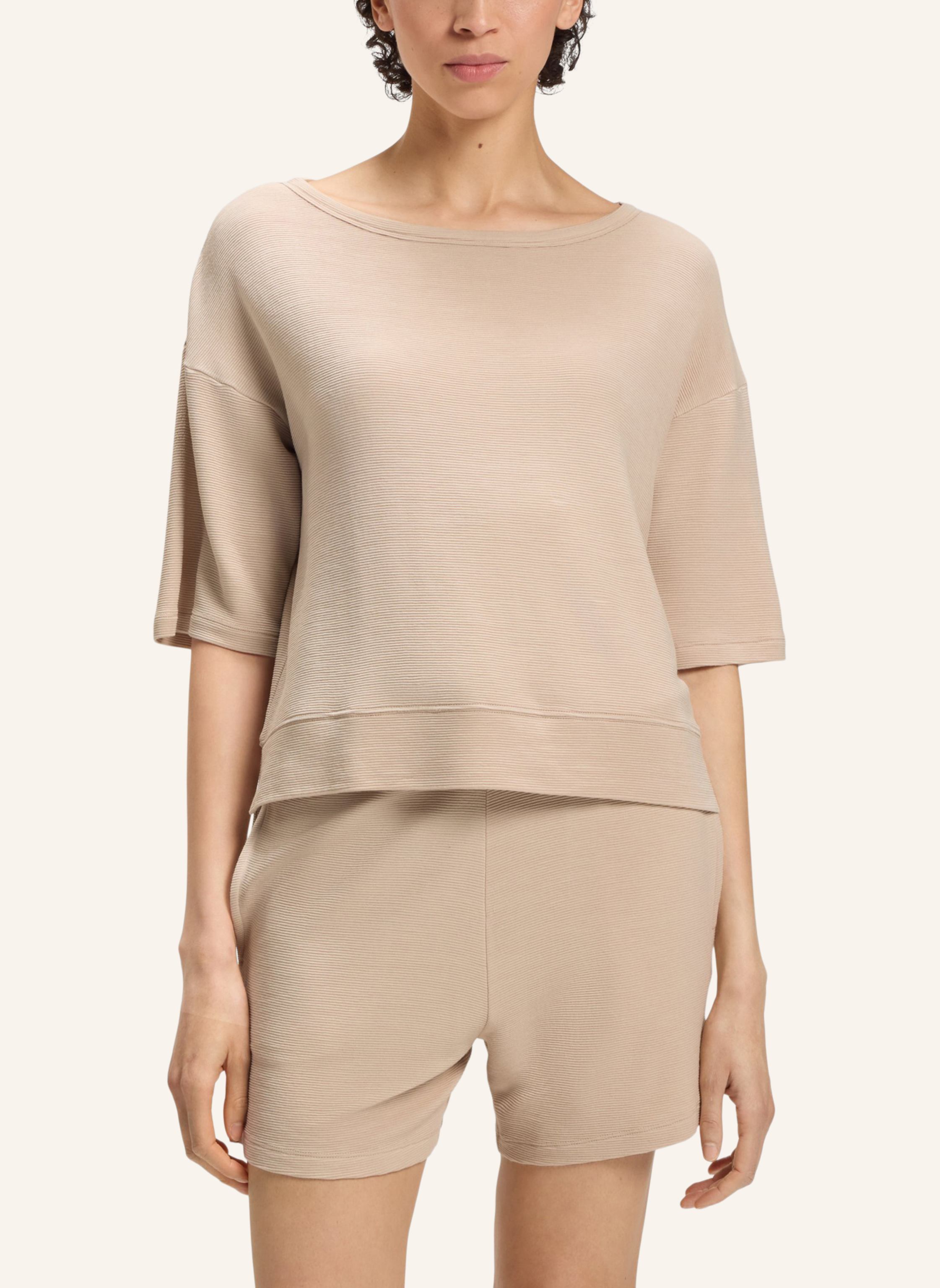 Thumbnail - Boss Loungewear Oberteil Ottoman_Sweatsh. Bn beige