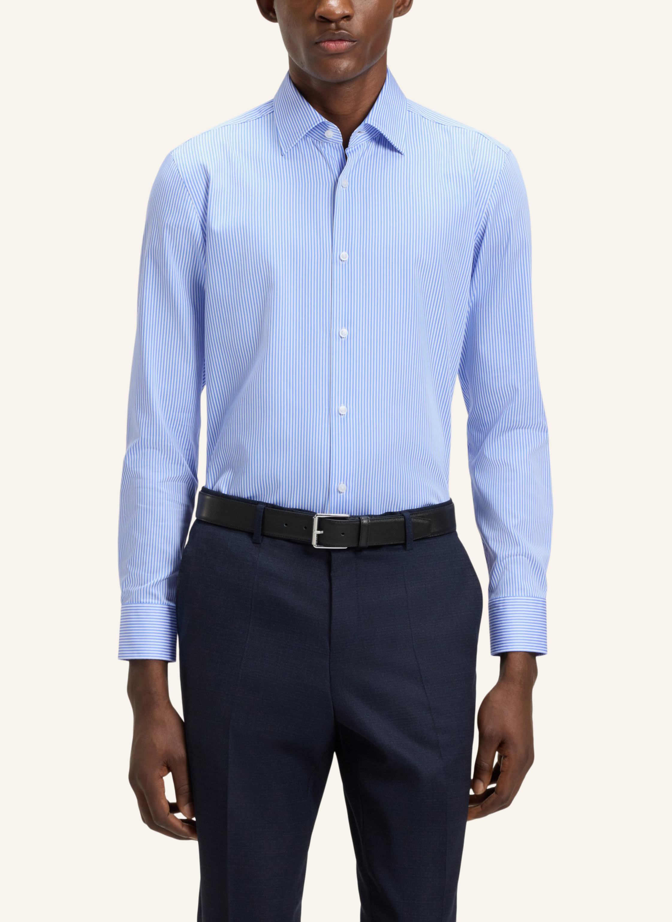 Thumbnail - Boss Business Hemd H-Hank-Kent-c1-214 Slim Fit blau