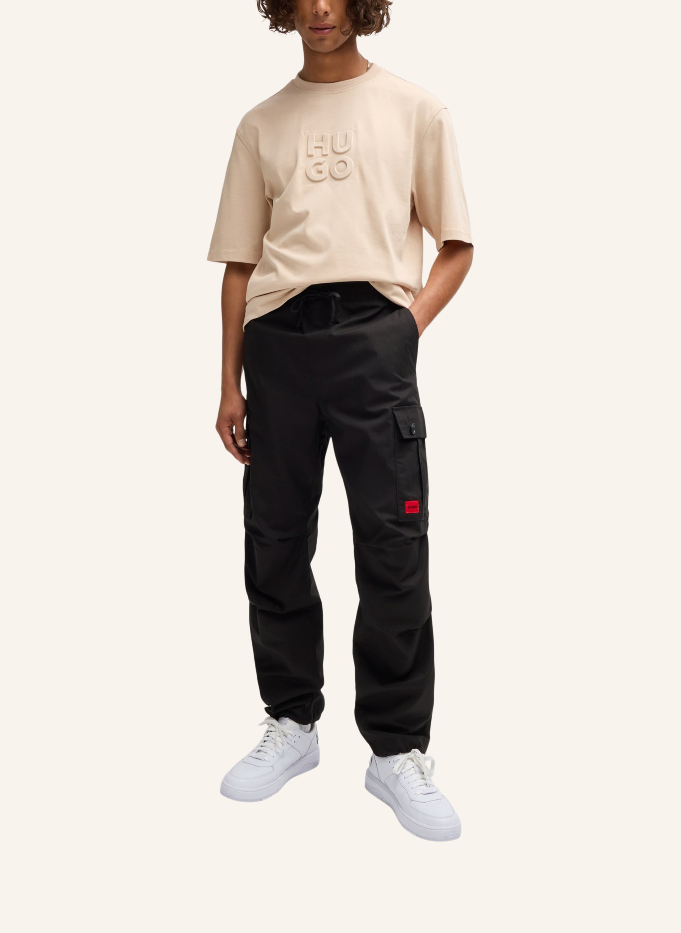 Thumbnail - Hugo Casual Hose garlo233 Slim Fit schwarz