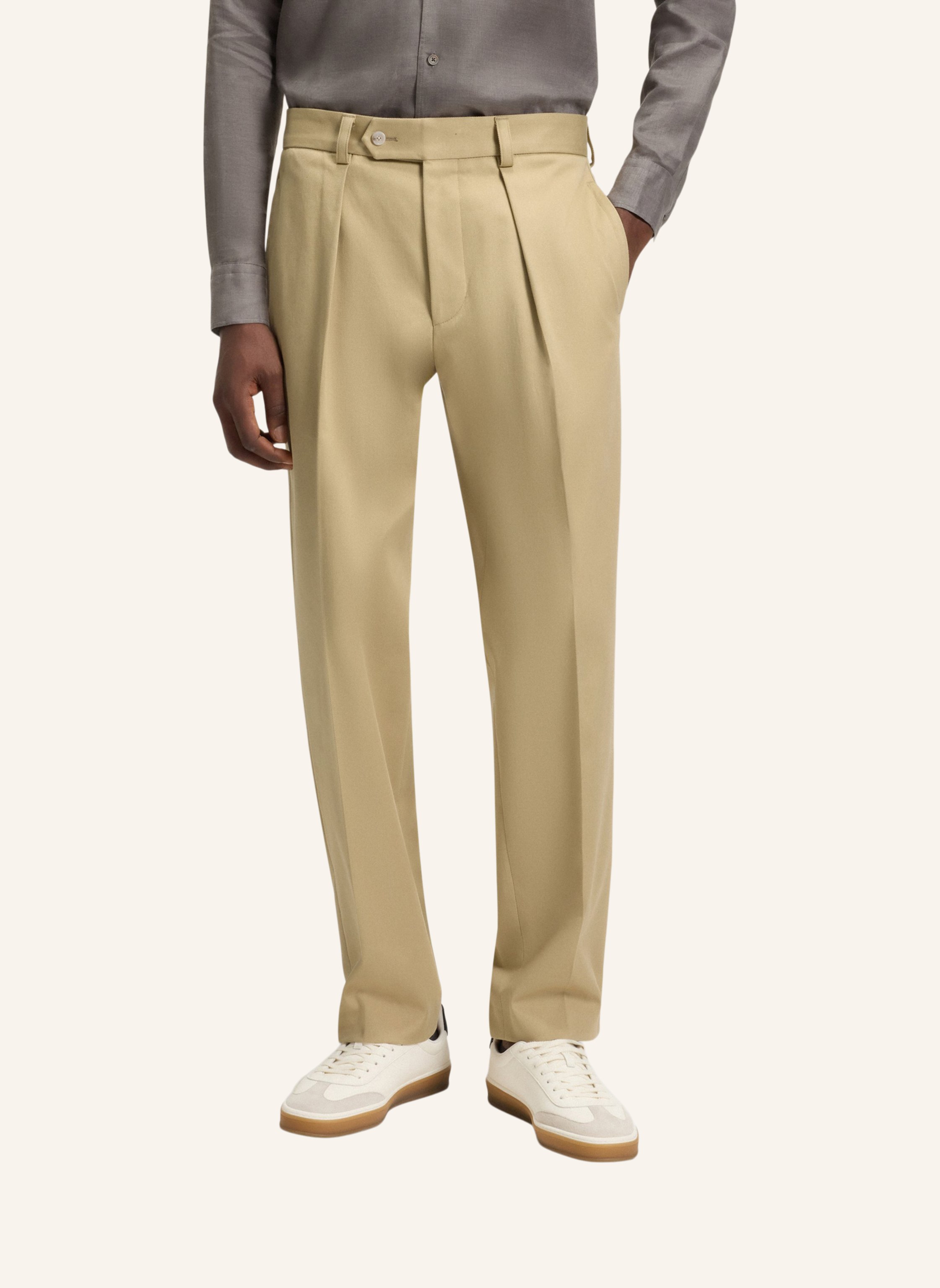 Thumbnail - Boss Hose Regular Fit beige