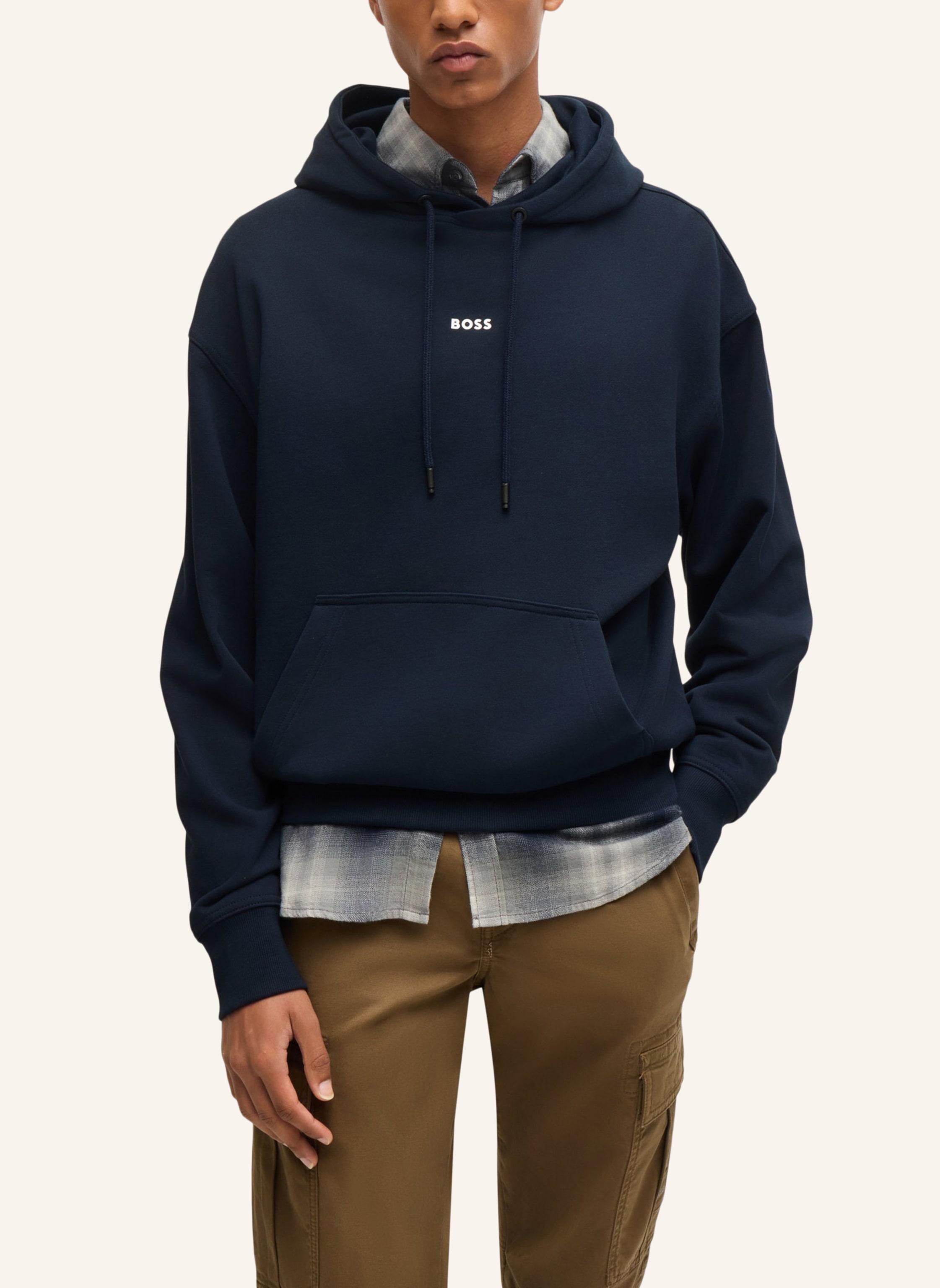 Thumbnail - Boss Hoodie Wesmallhood blau