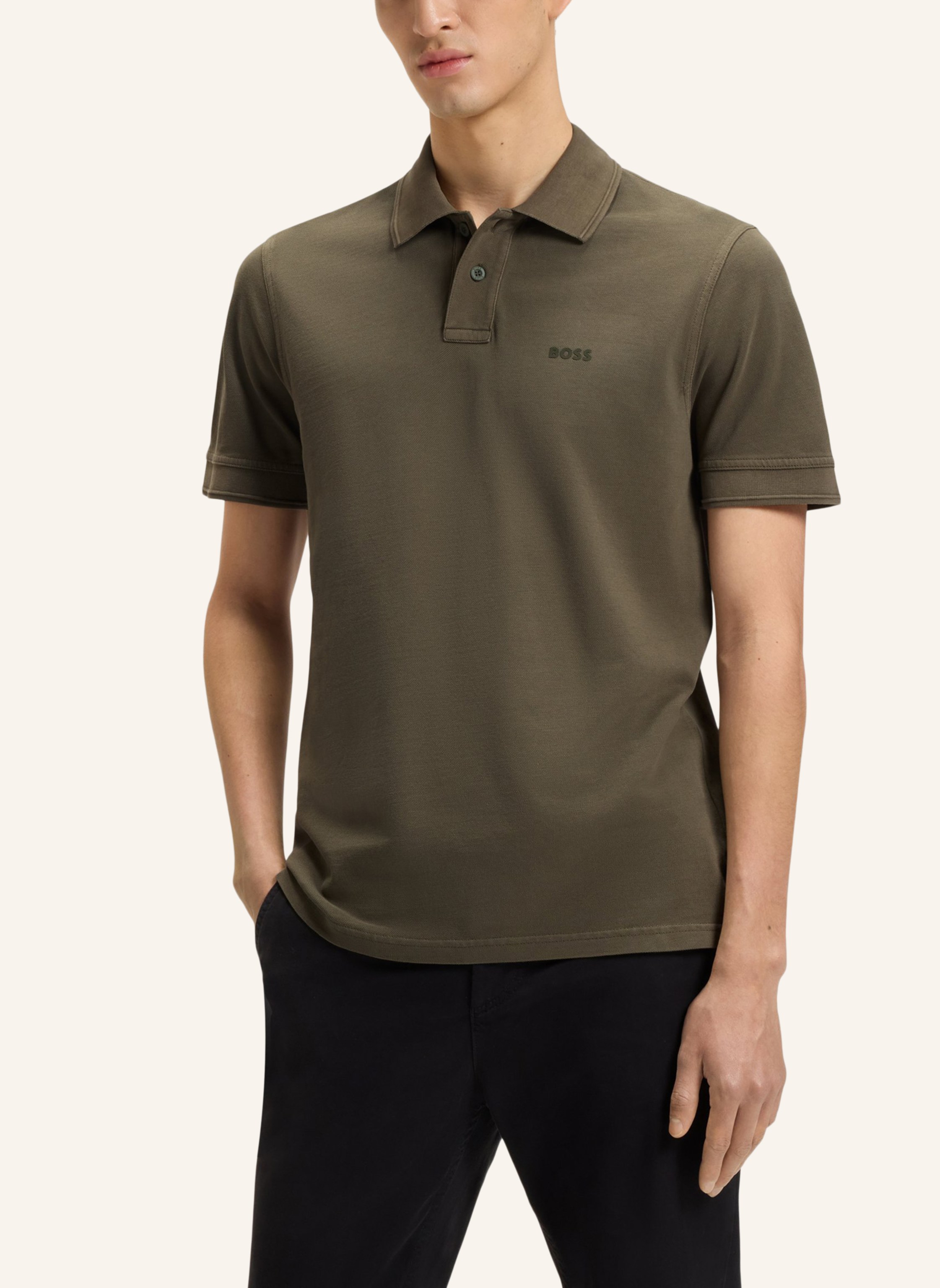 Thumbnail - Boss Piqué-Poloshirt Prime gruen