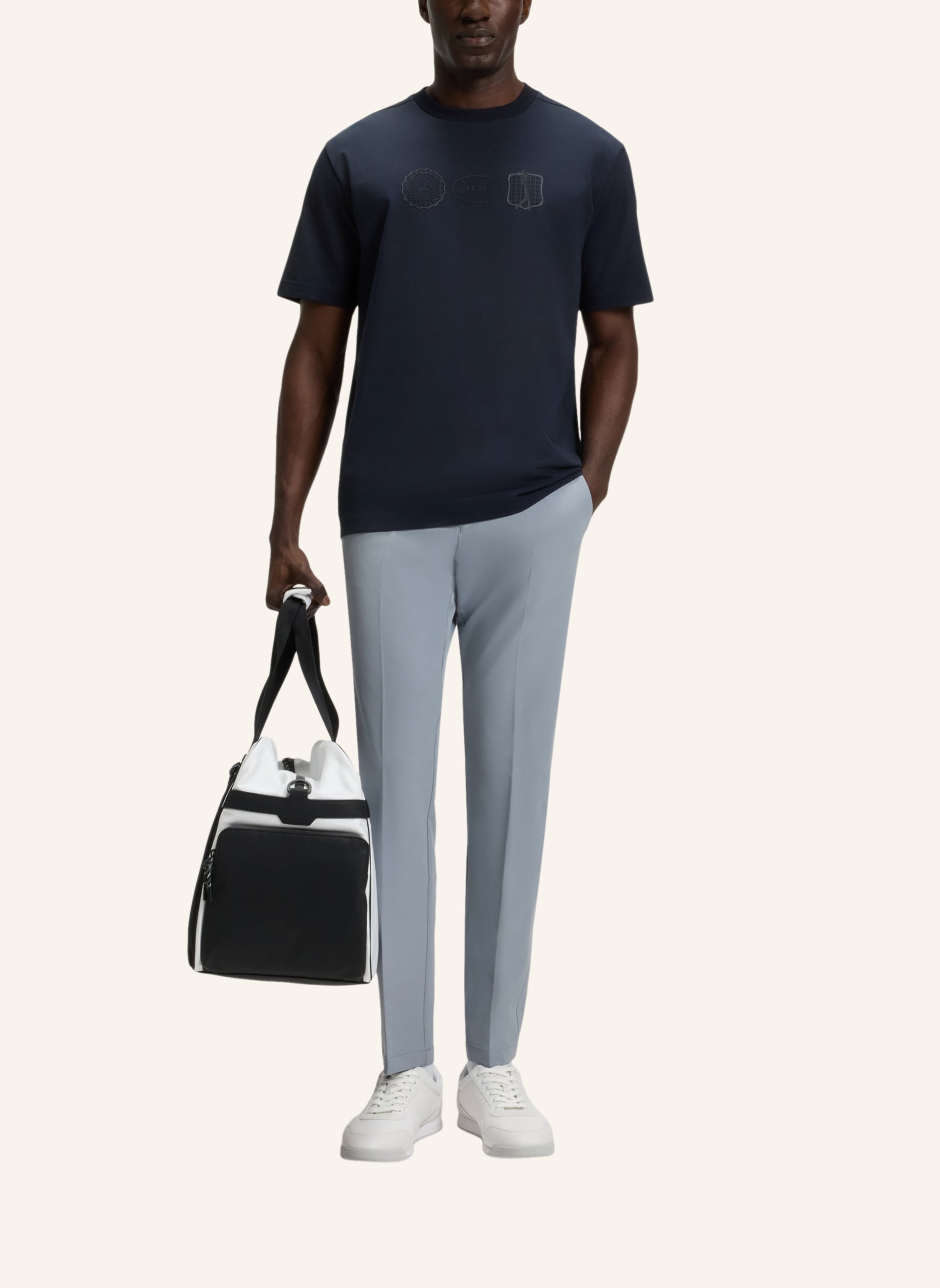 Thumbnail - Boss Chino Commuter Slim Fit grau