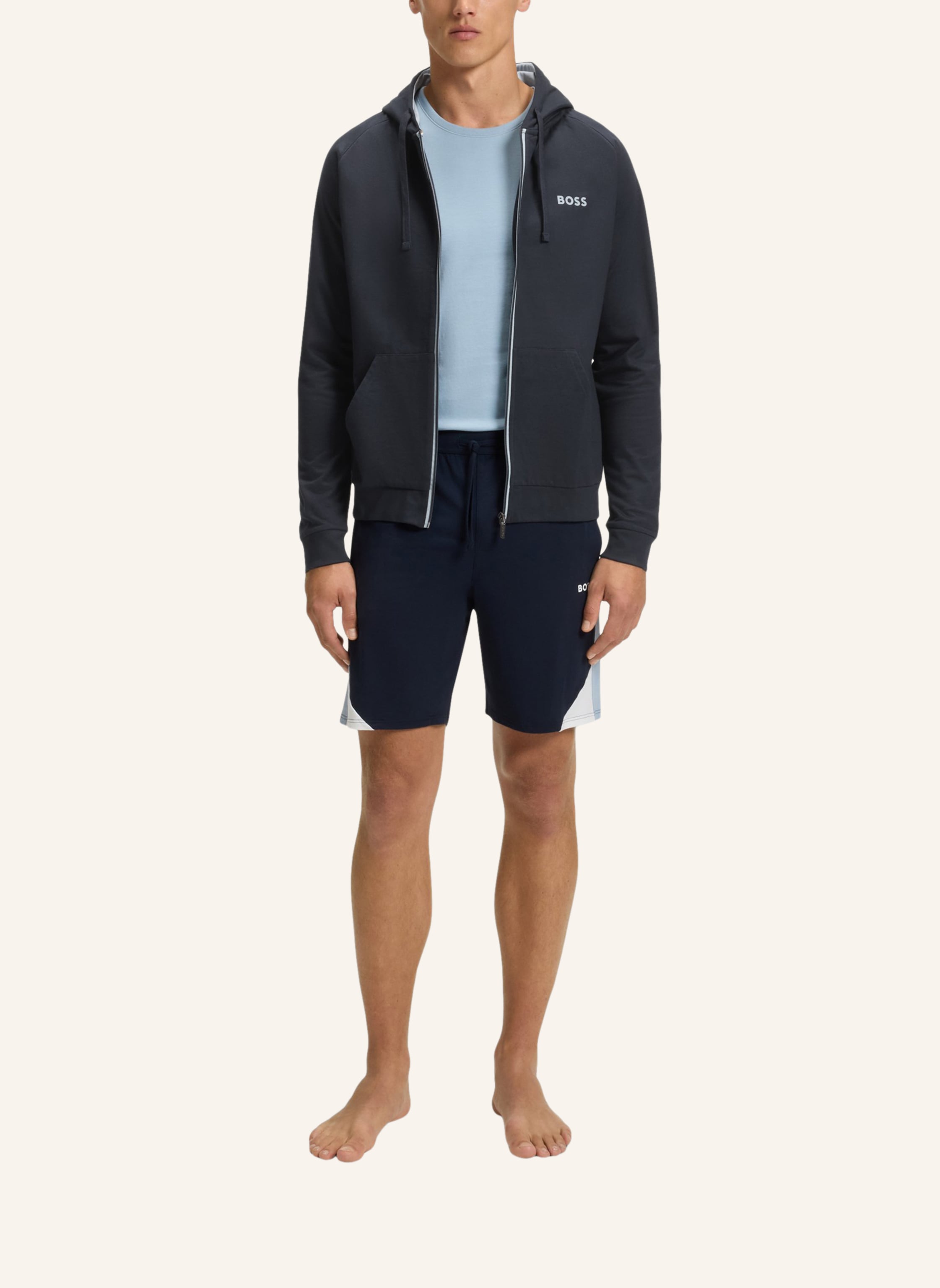 Thumbnail - Boss Loungewear Jacke Authentic Jacket H Regular Fit blau
