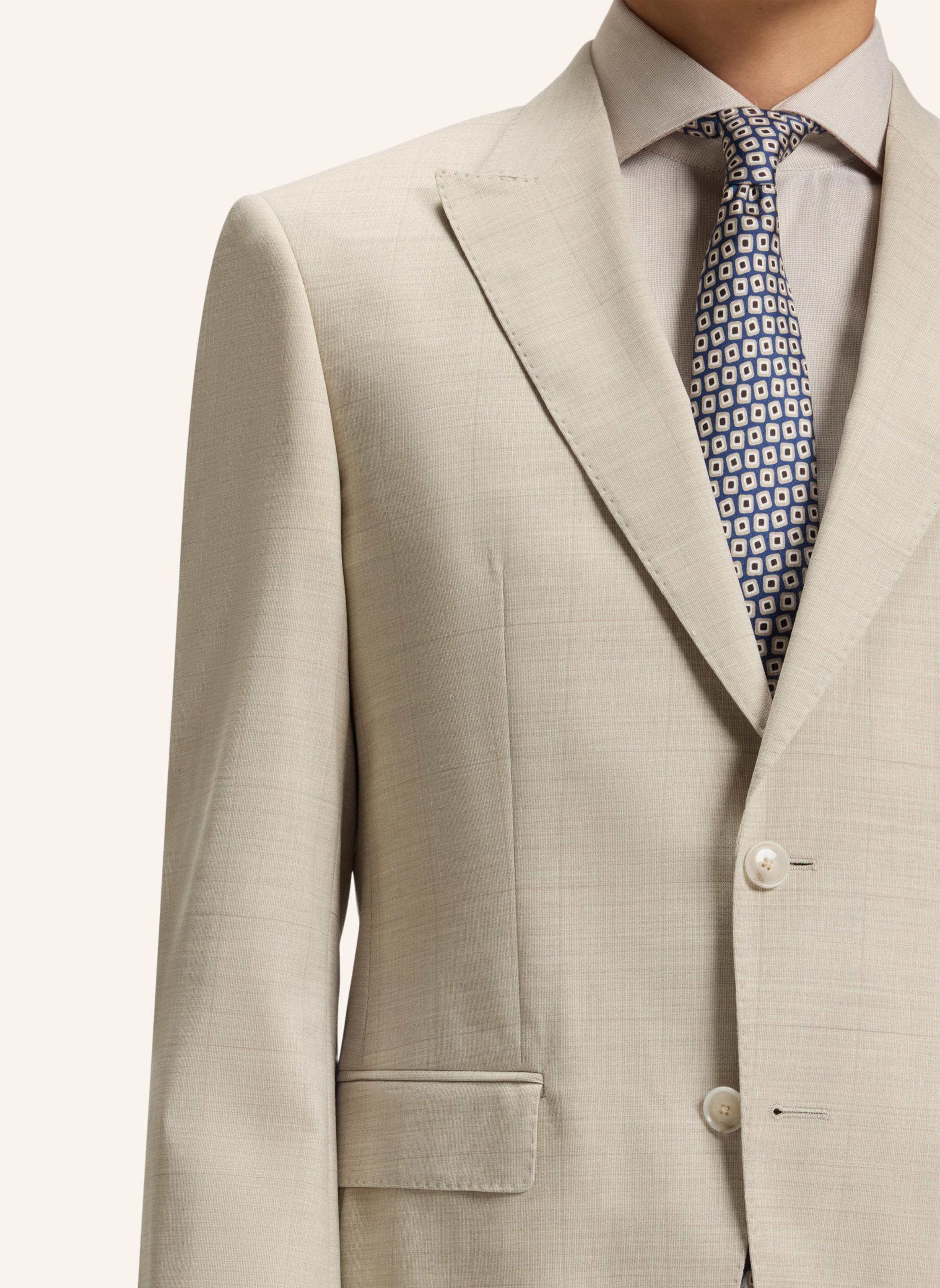 Thumbnail - Boss Business Anzug H-Huge-2pcs-Peak-253 Slim Fit weiss