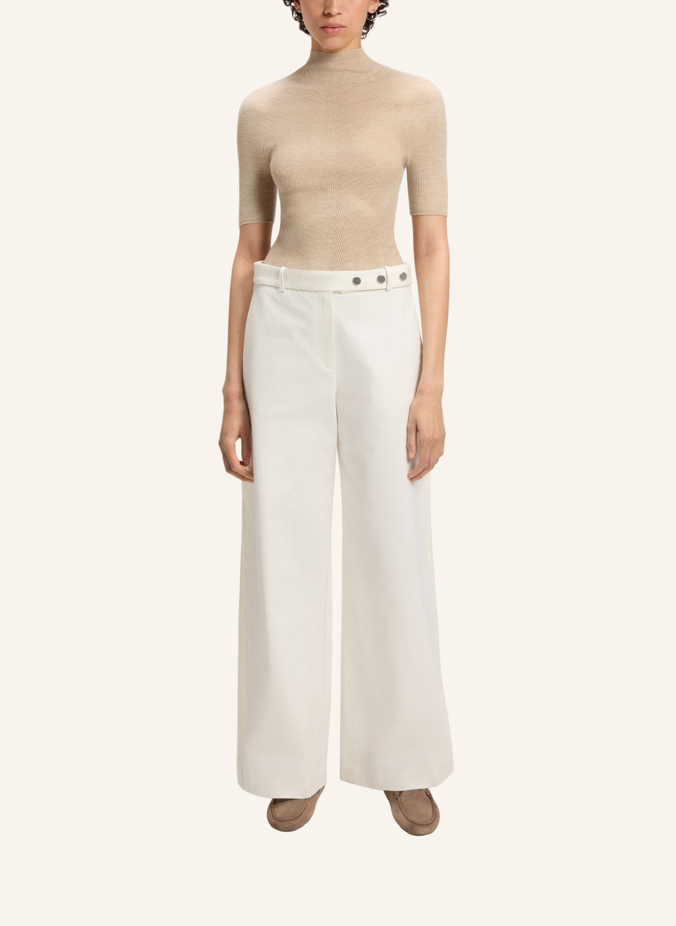 Thumbnail - Boss Business Hose tiana8 Relaxed Fit beige