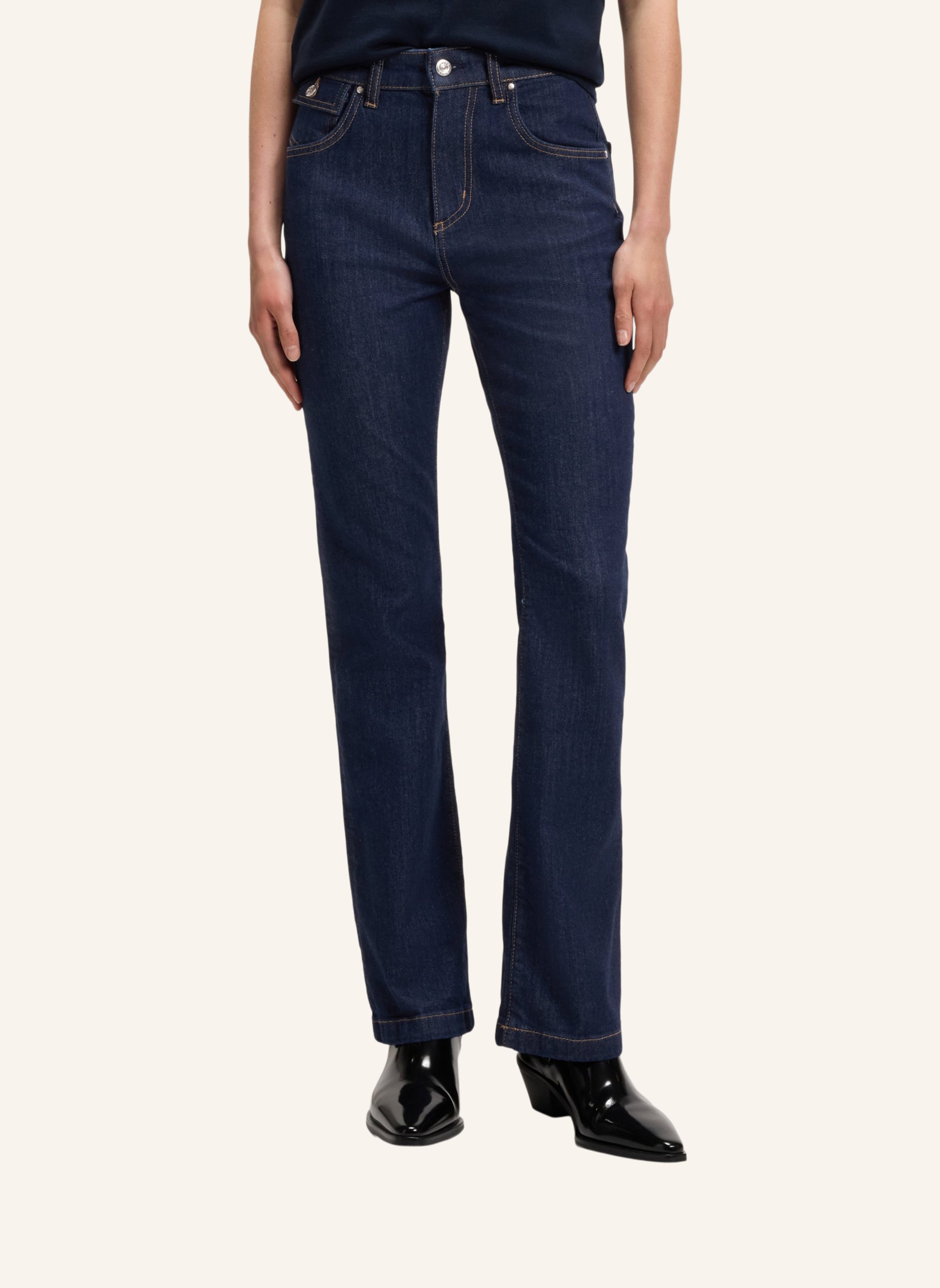 Thumbnail - Boss Jeans Lyris-Bootcut Wide Leg Fit blau