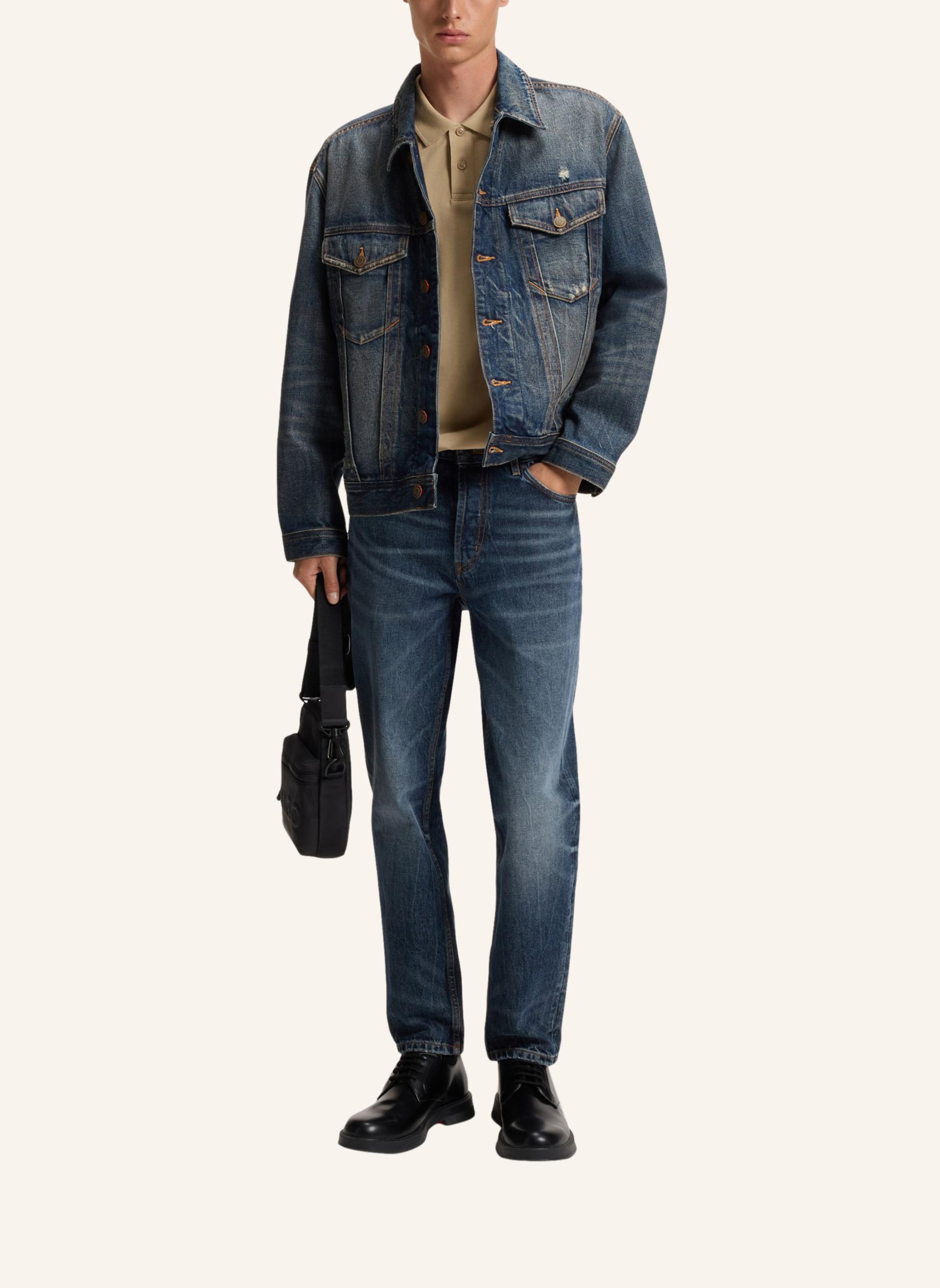 Thumbnail - Hugo Poloshirt Dusplity Relaxed Fit beige