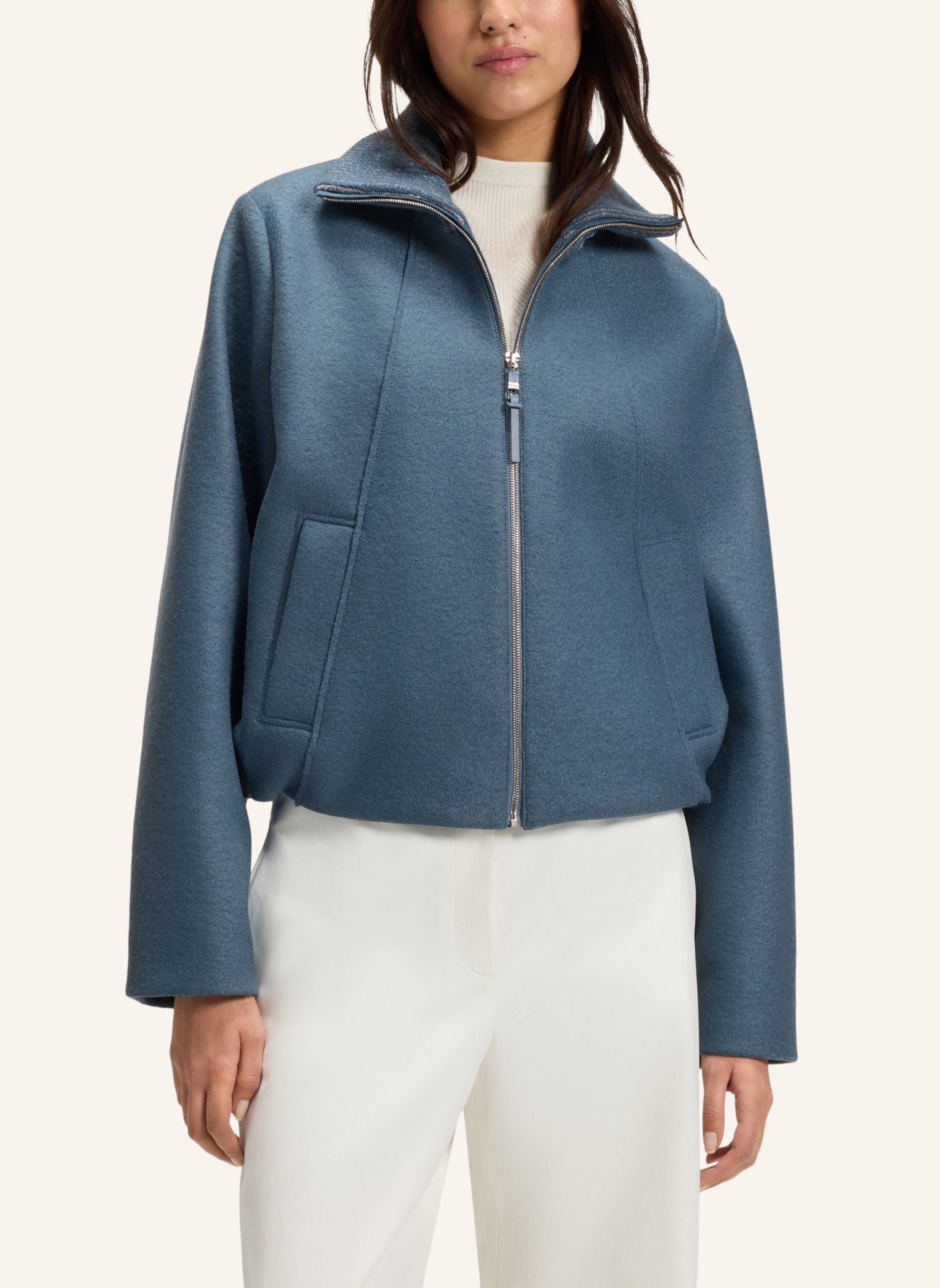 Thumbnail - Boss Klassischer Mantel Cundalini Regular Fit blau