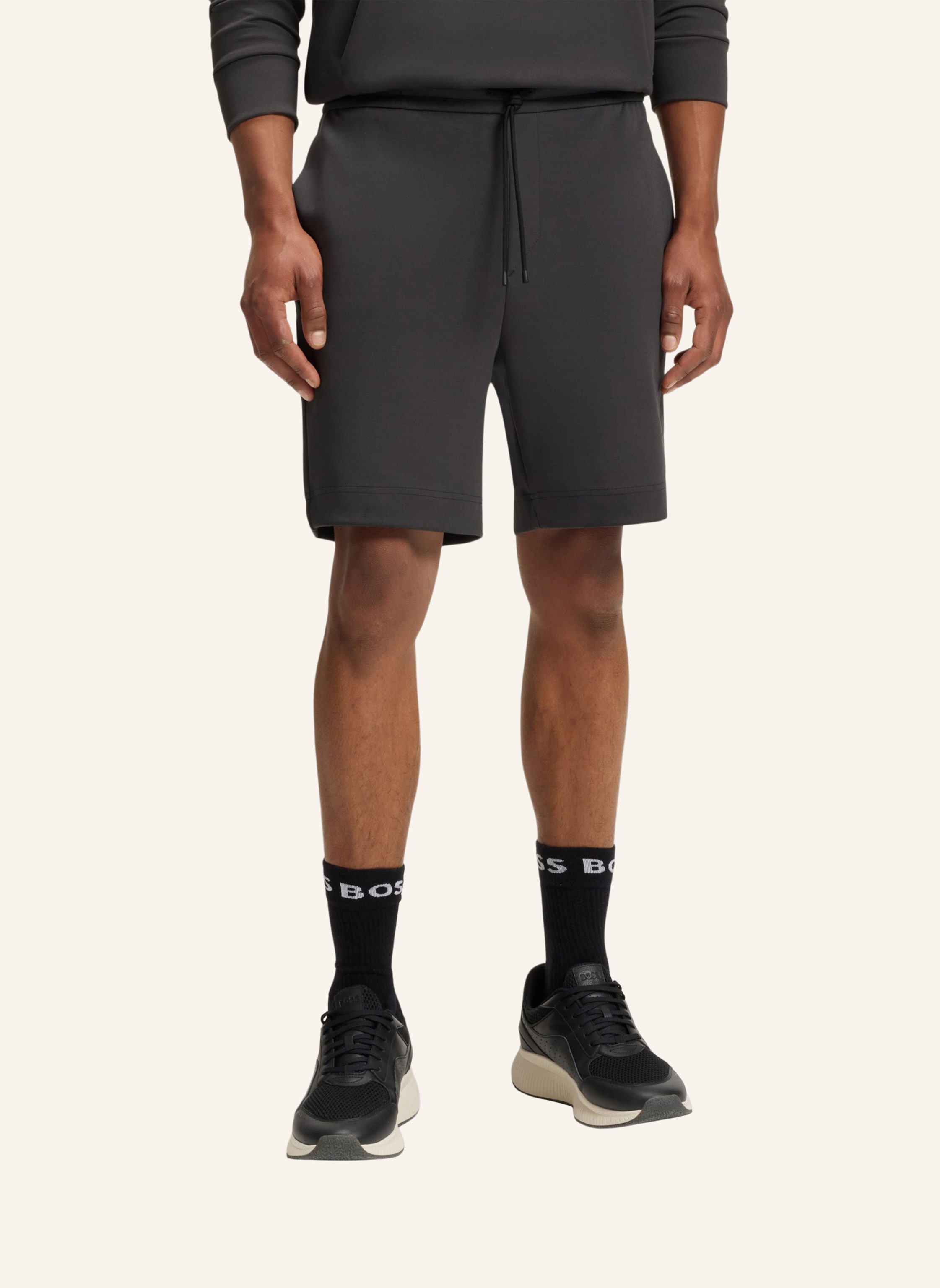 Thumbnail - Boss Casual Hose Shorts Zone Regular Fit grau