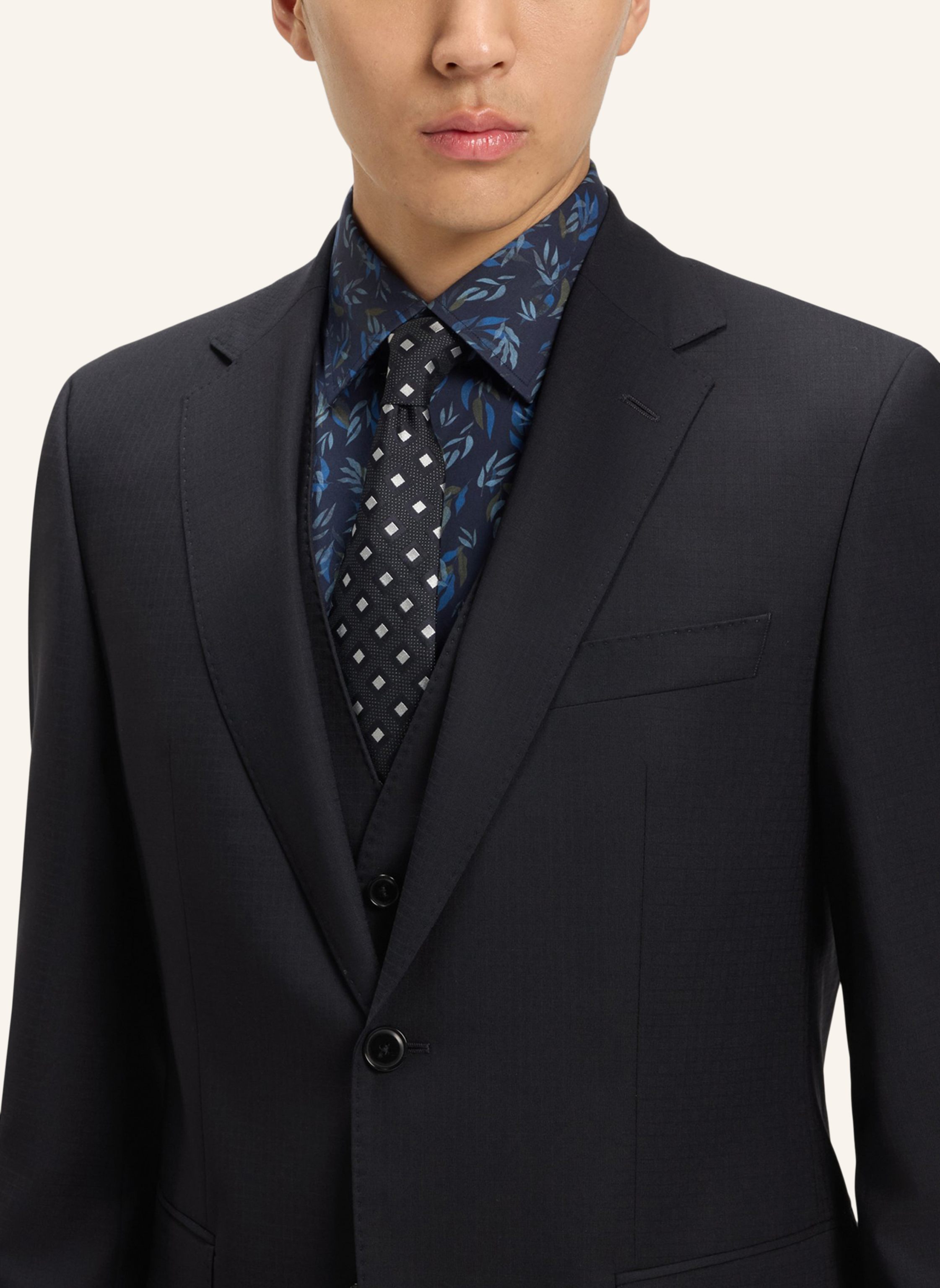 Thumbnail - Boss Business Anzug H-Jeckson-3pcs-253 Regular Fit blau