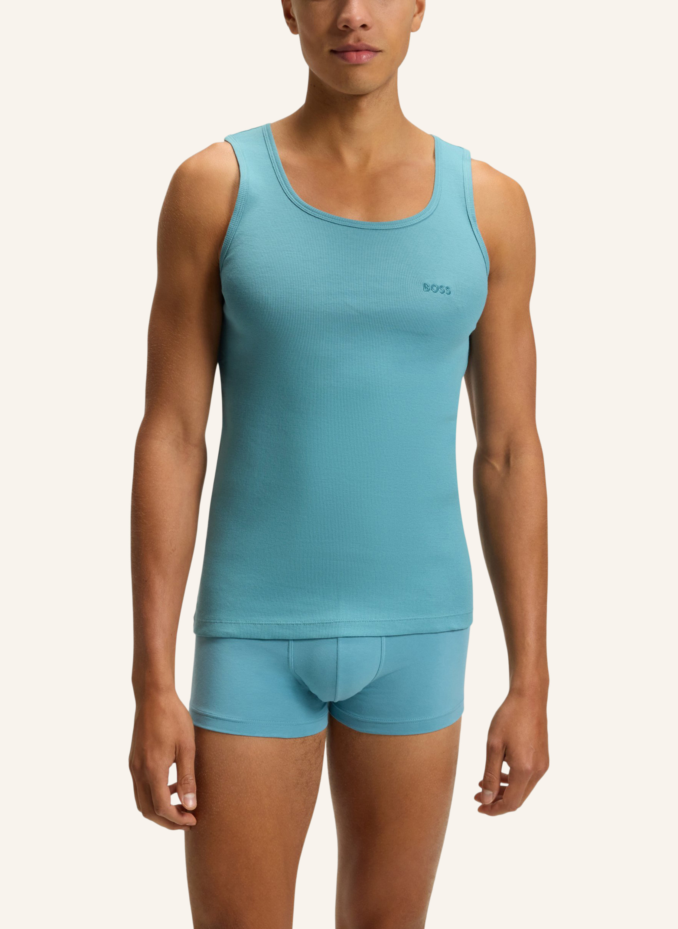 Thumbnail - Boss 3er-Pack Unterhemden One braun