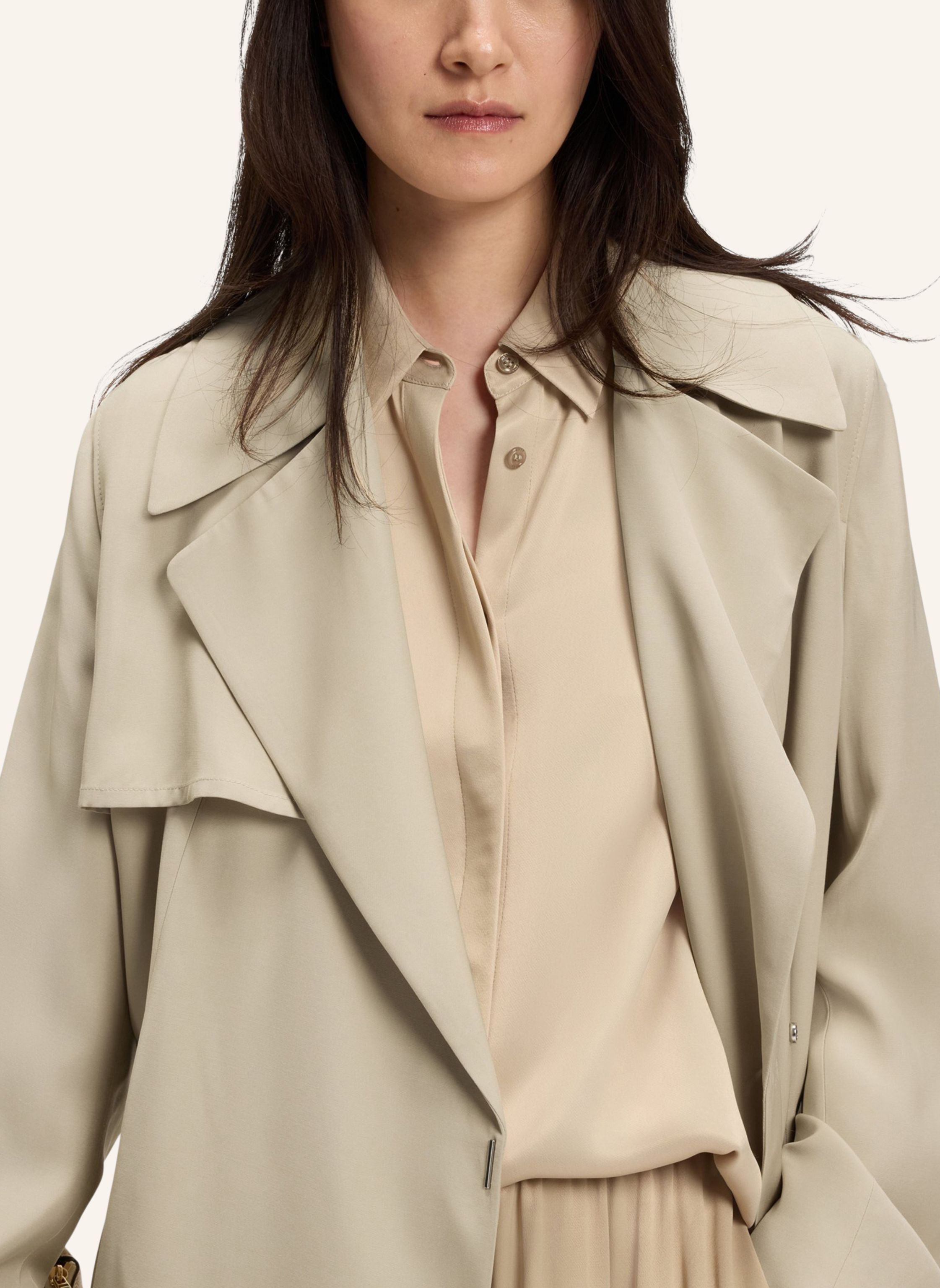 Thumbnail - Boss Klassischer Mantel Calissya Regular Fit beige