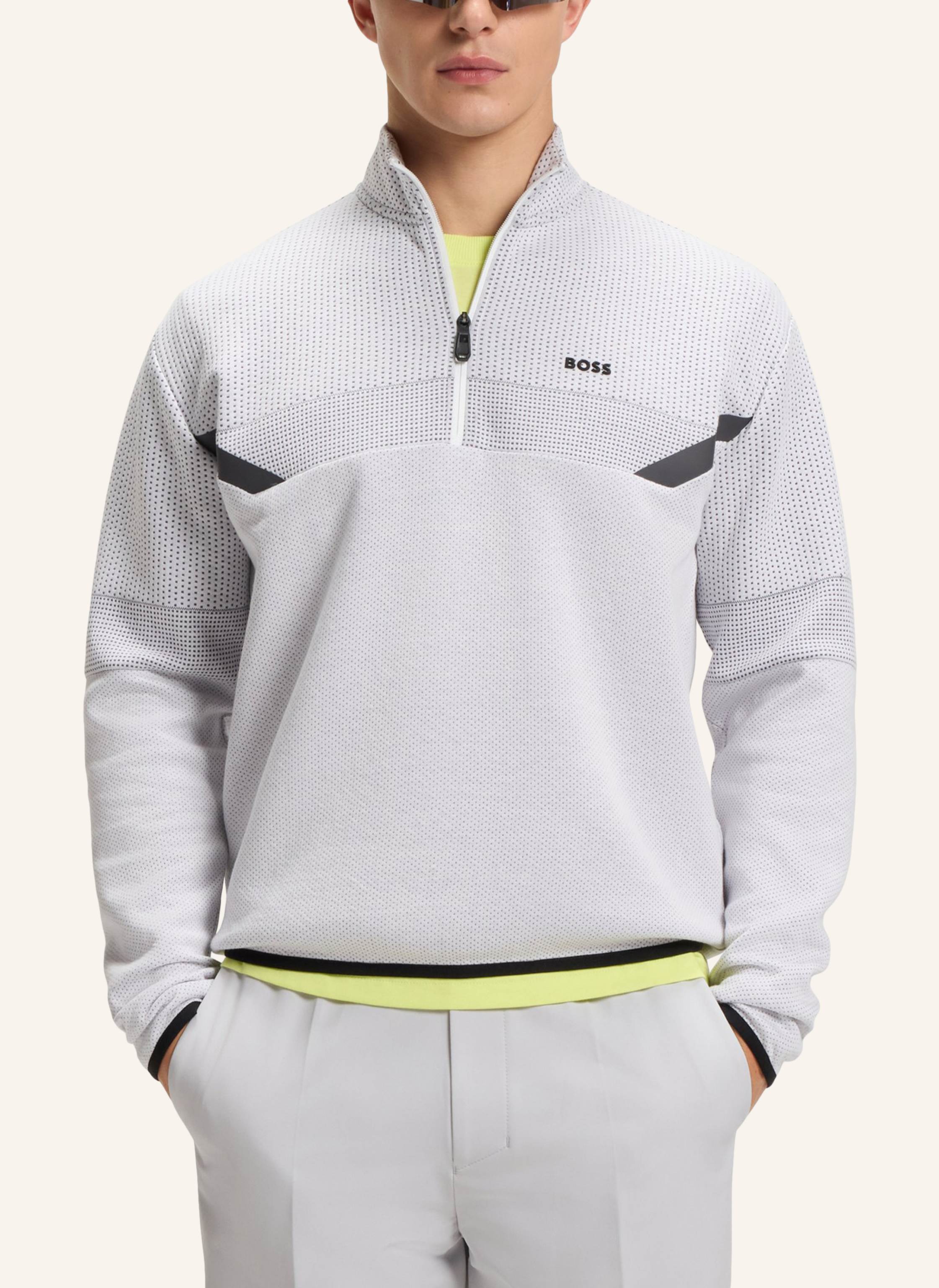 Thumbnail - Boss Sweatshirt Qz Sweat Tl Relaxed Fit weiss