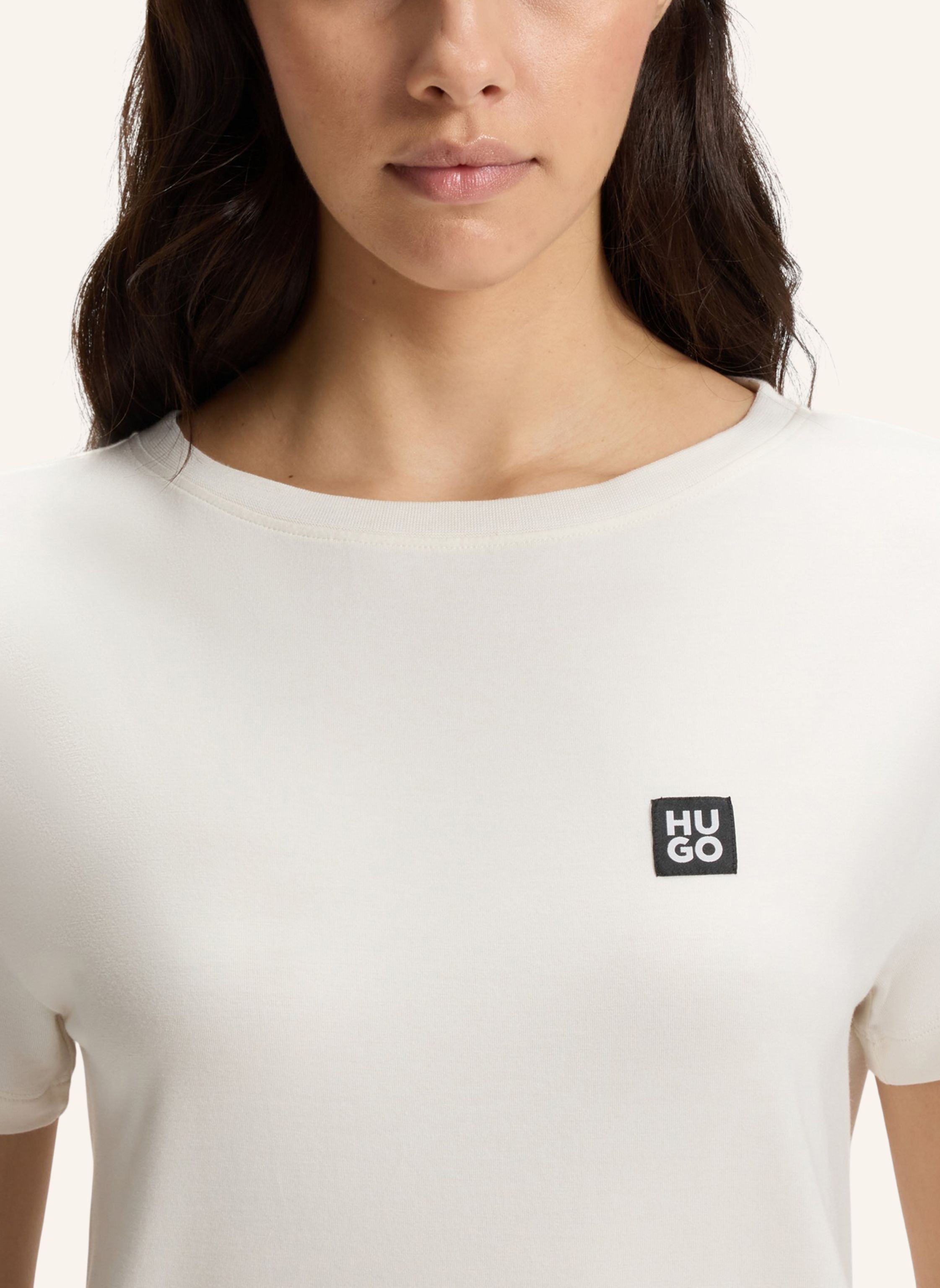 Thumbnail - Hugo Schlafshirt Nikka beige