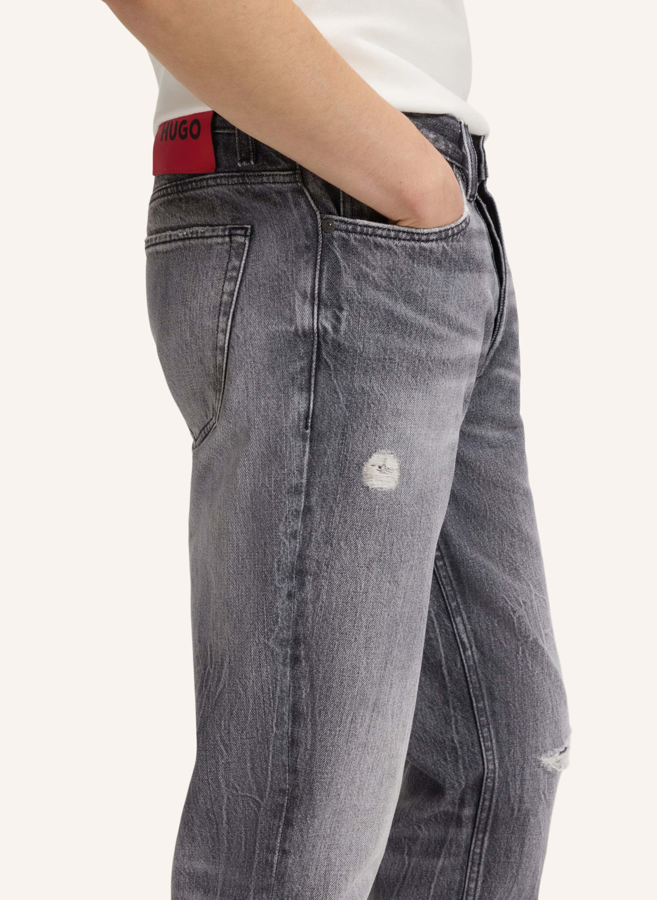 Thumbnail - Hugo Jeans Hugo 634 Tapered Fit grau