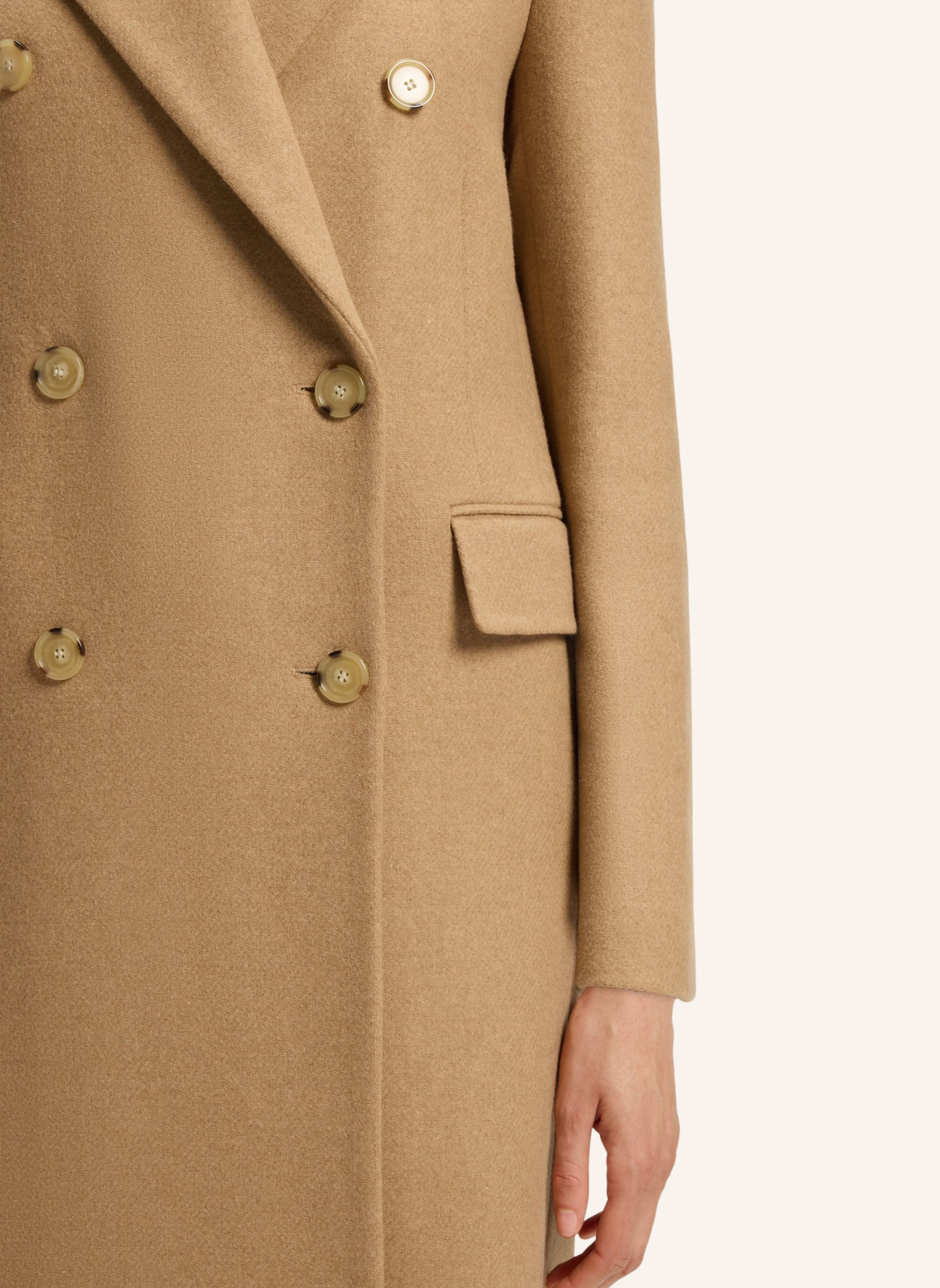 Thumbnail - Boss Klassischer Mantel Callaf Regular Fit beige