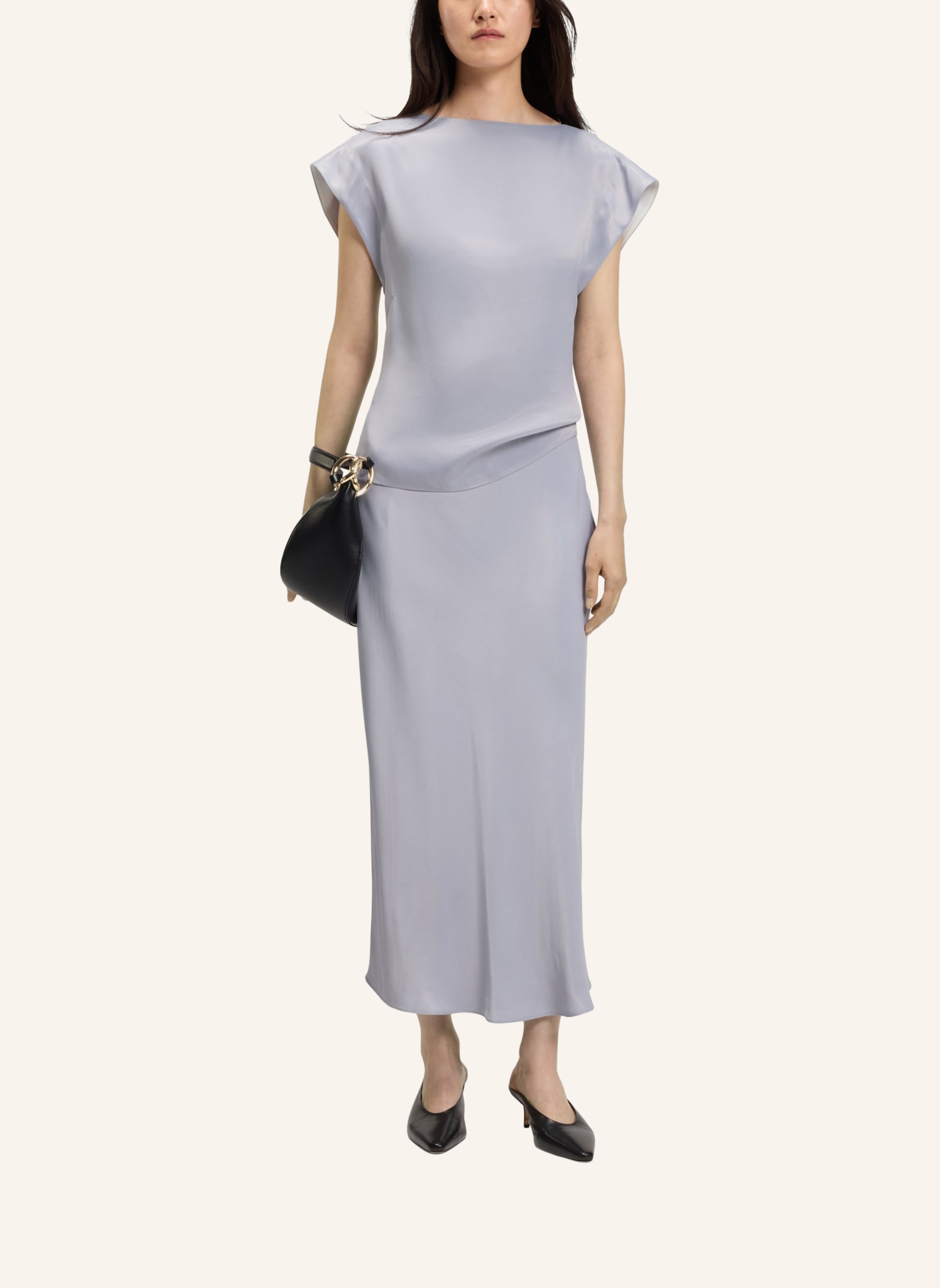 Thumbnail - Boss A-Linien-Rock vesatie3 Regular Fit grau