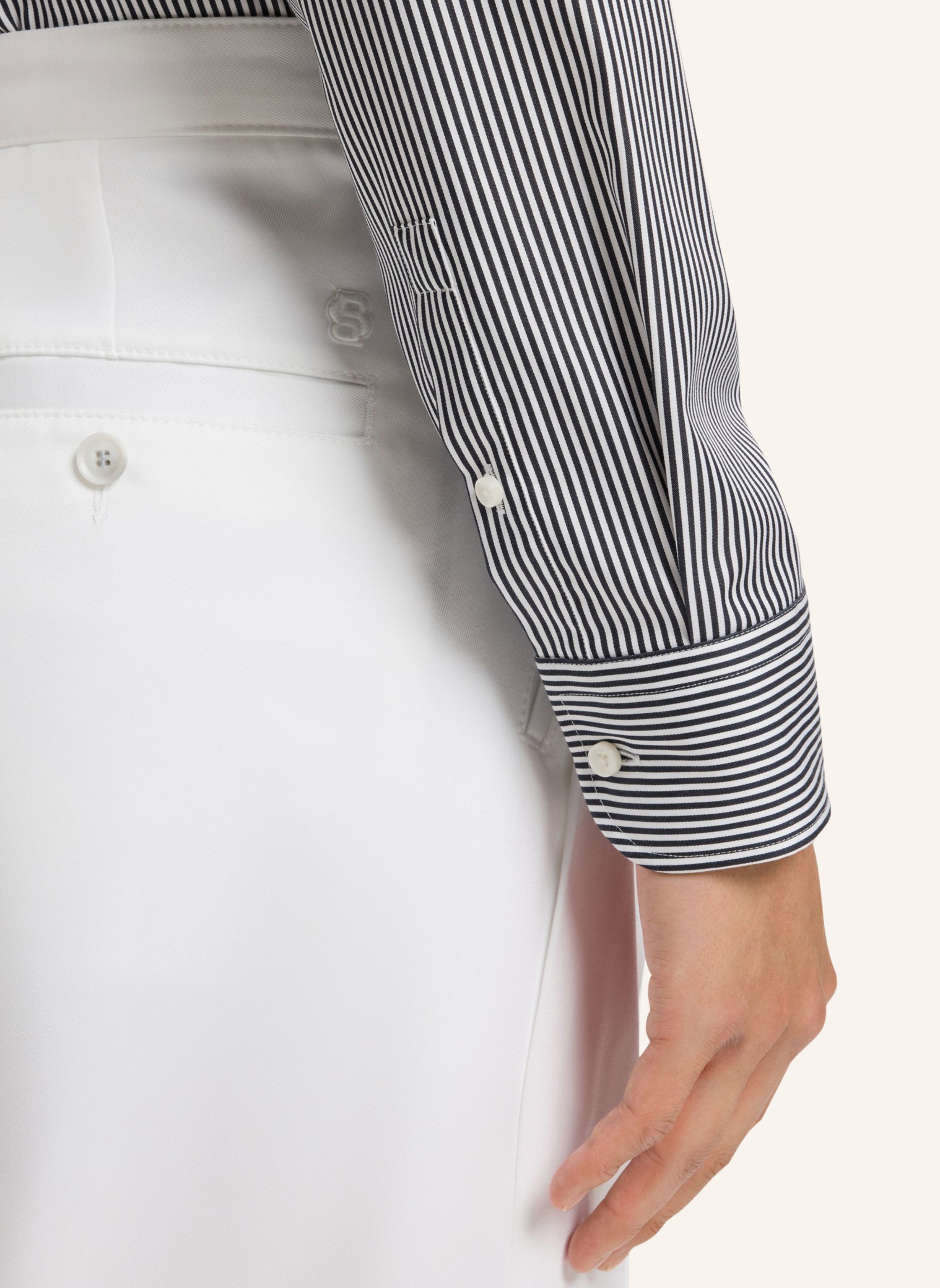 Thumbnail - Boss Casual Hose C-Kai-Dpl Relaxed Fit weiss