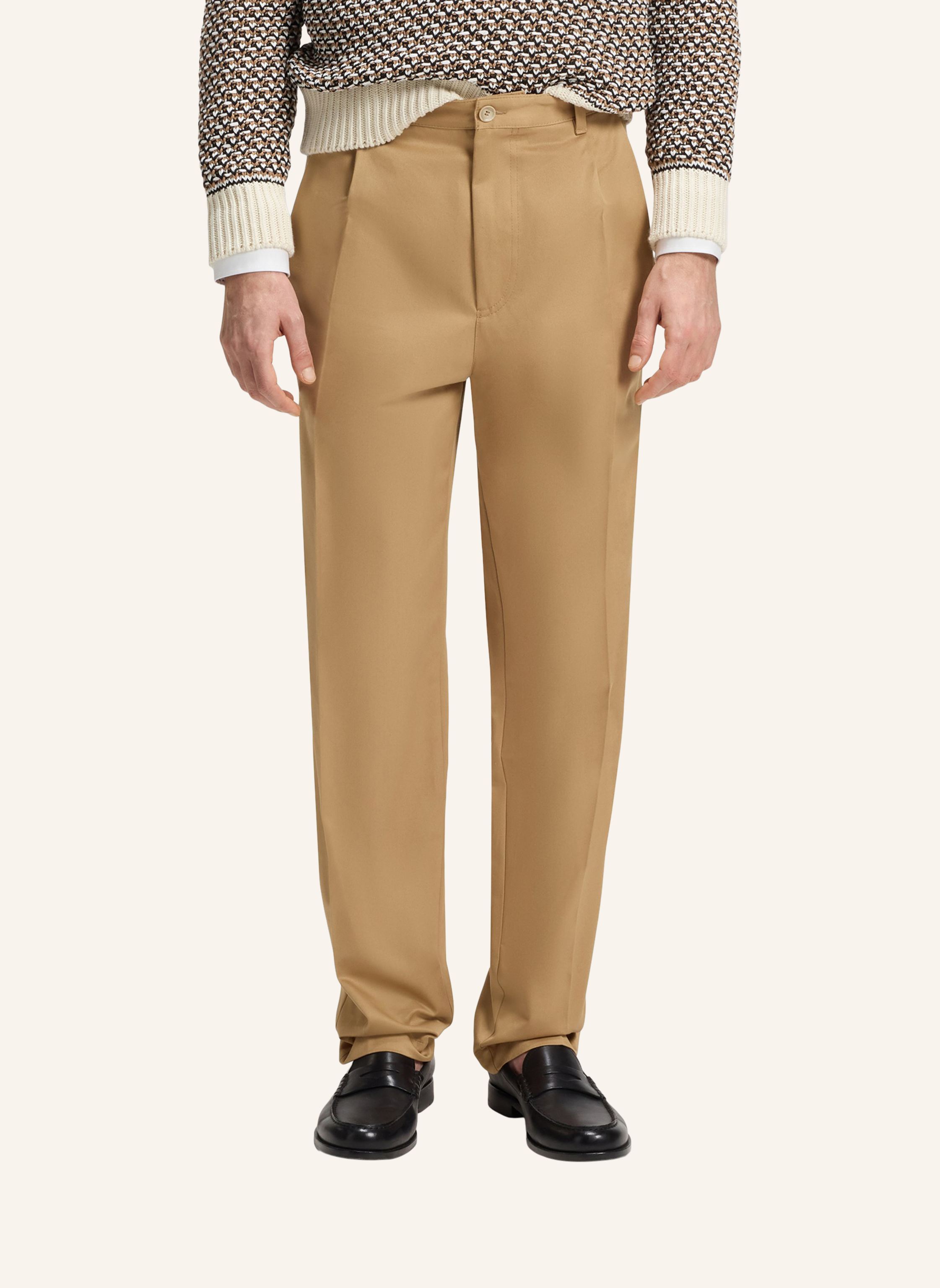 Thumbnail - Boss Casual Hose C-Kai-Dpl Relaxed Fit beige