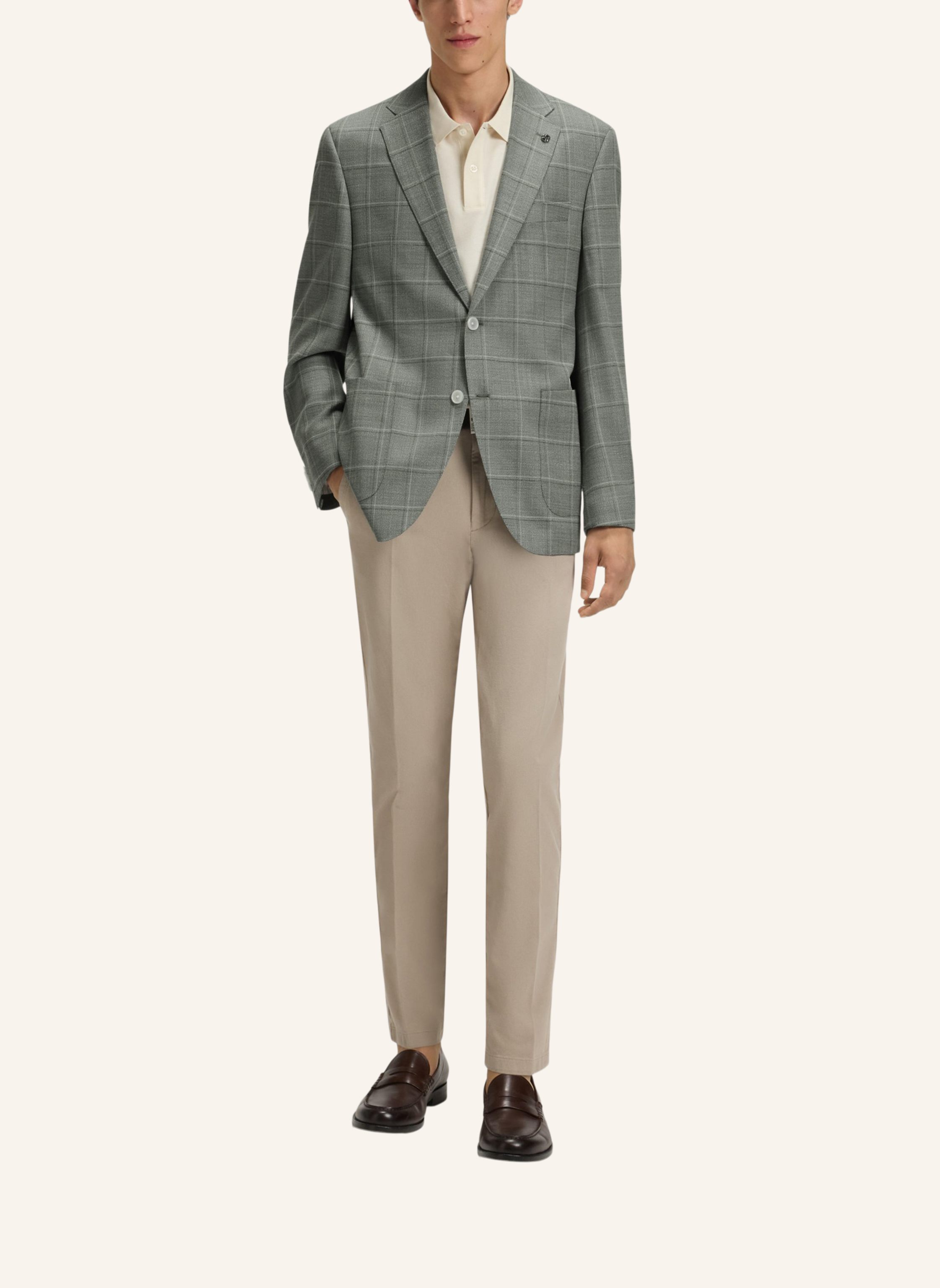 Thumbnail - Boss Blazer H-Janson-Fl-253 Regular Fit gruen