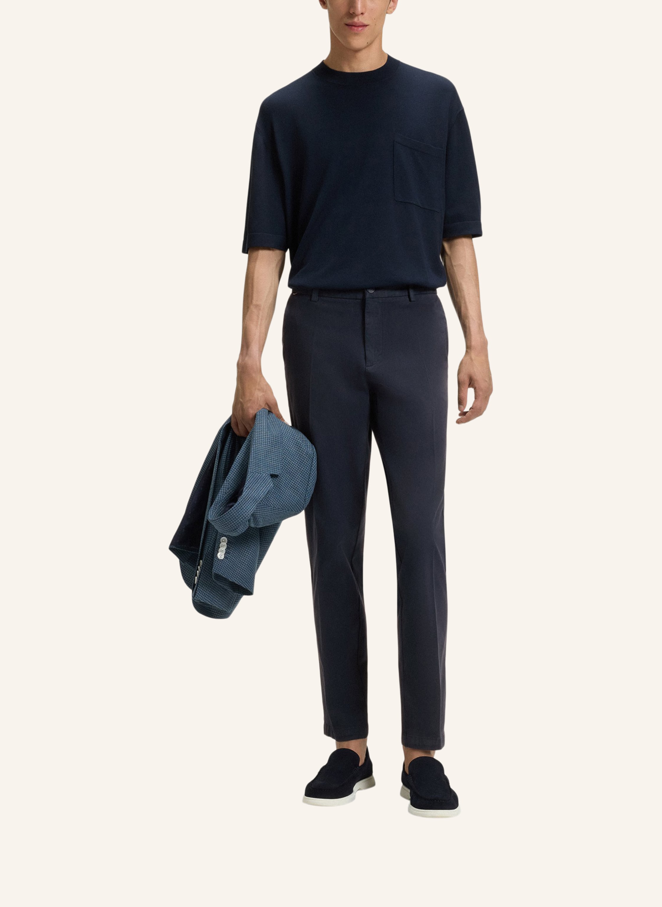 Thumbnail - Boss Casual Hose H-kane1 Modern Fit blau