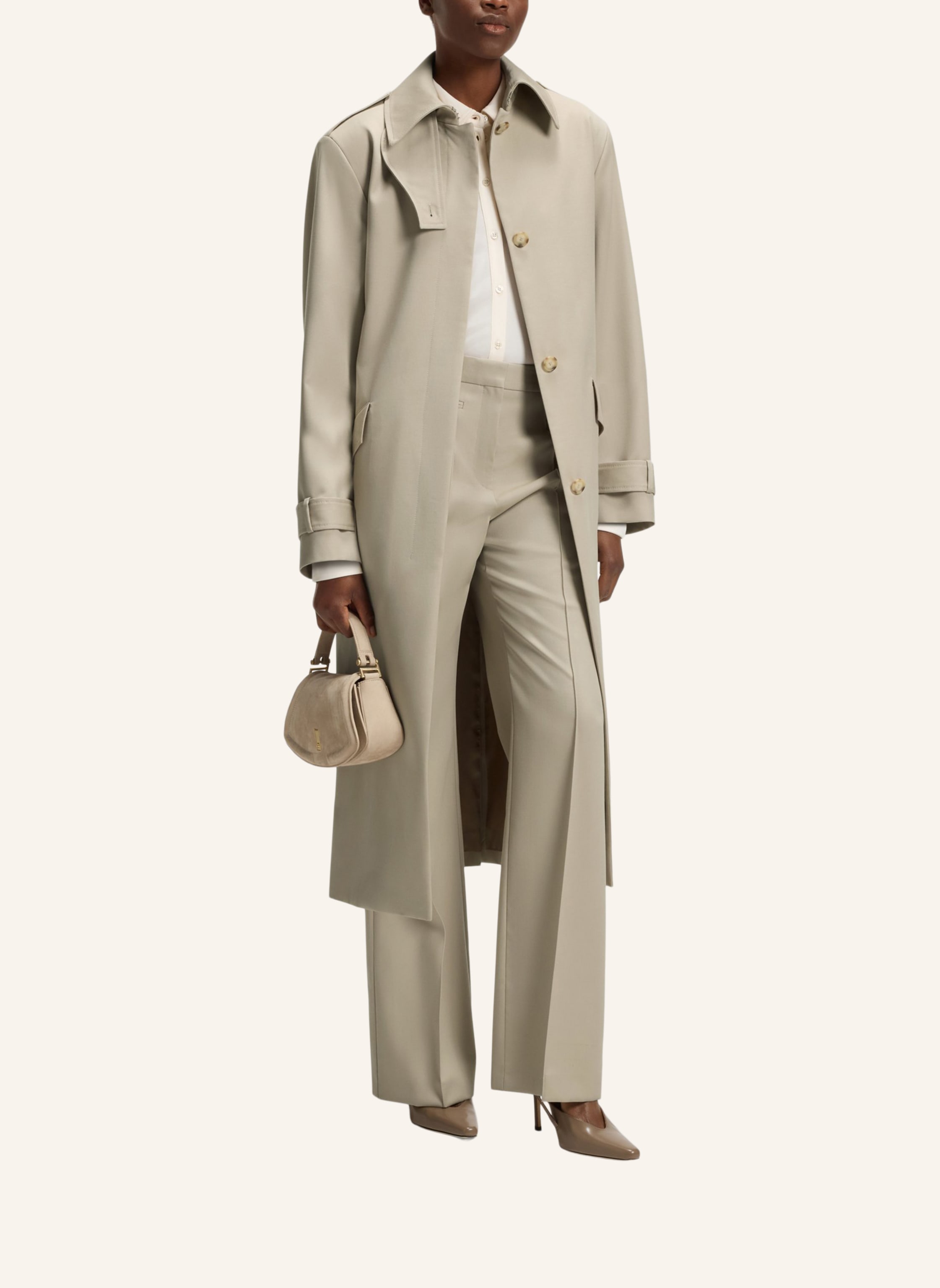 Thumbnail - Boss Business Hose Talimia Straight Fit beige