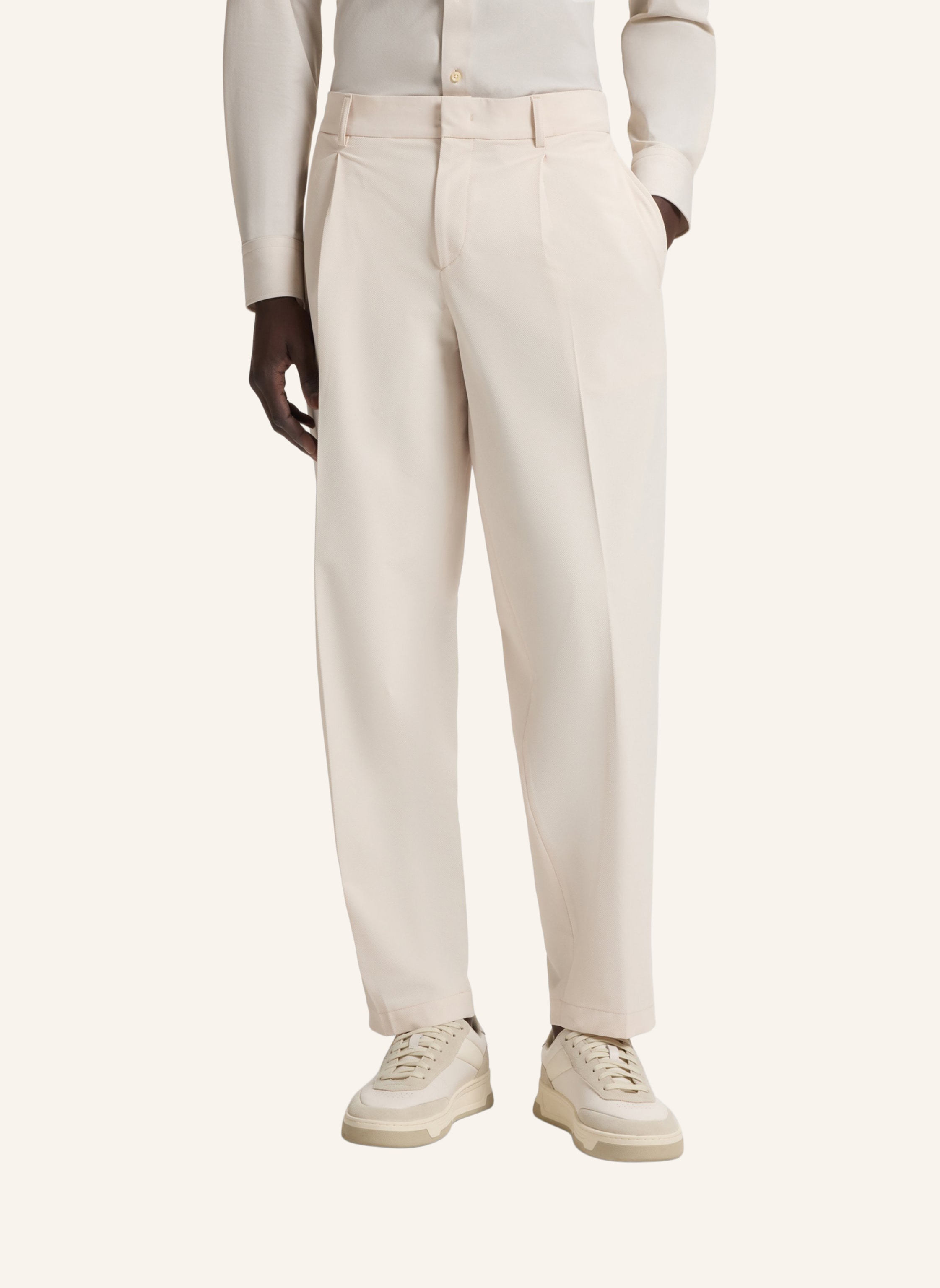 Thumbnail - Boss Business Hose P-Phil-Plcwwgpk-253f Relaxed Fit weiss
