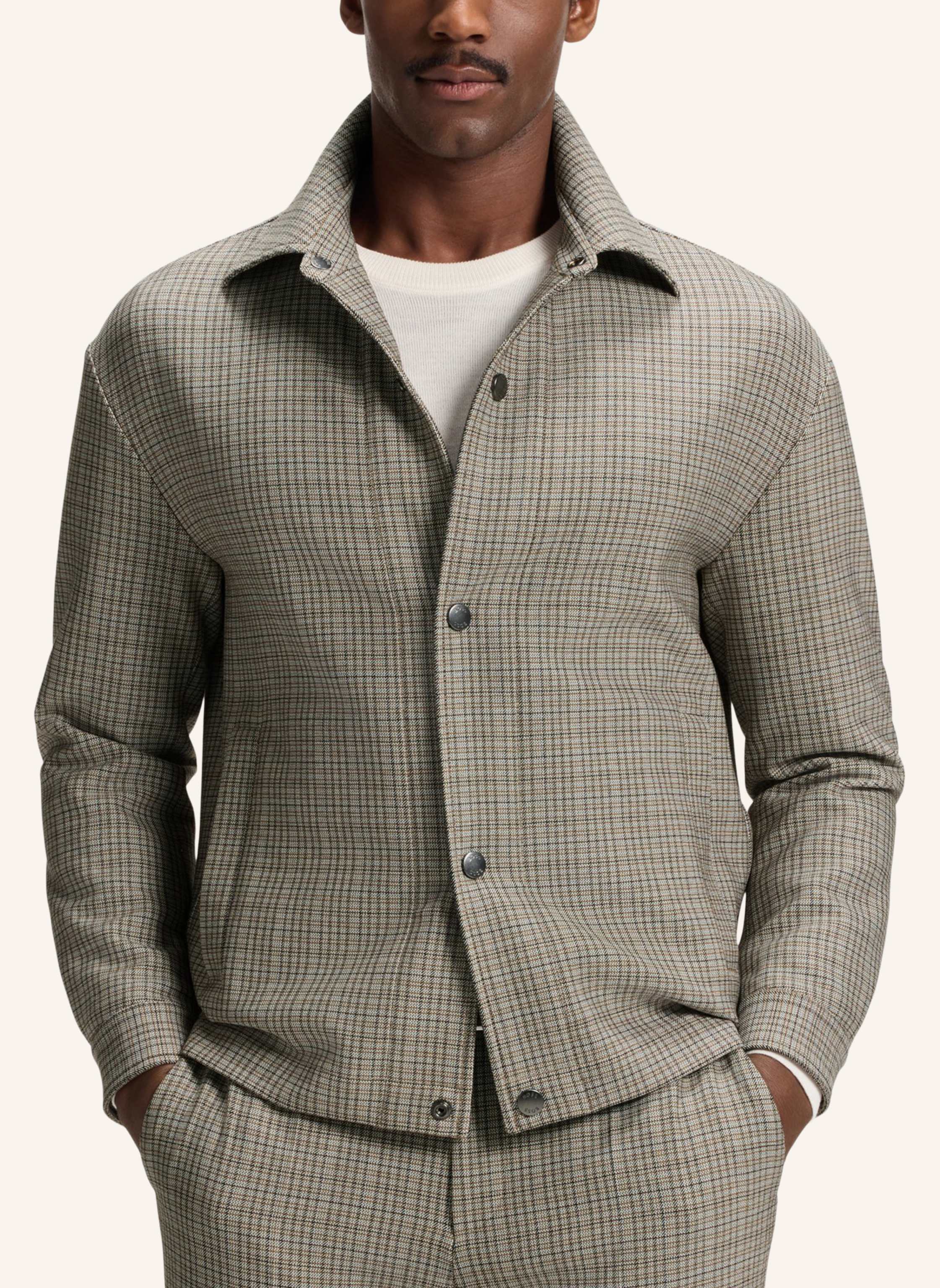 Thumbnail - Boss Blazer C-Craig-Coach-253 Relaxed Fit beige